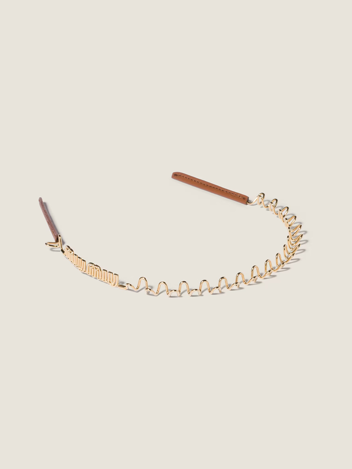 Metal and Leather Headband