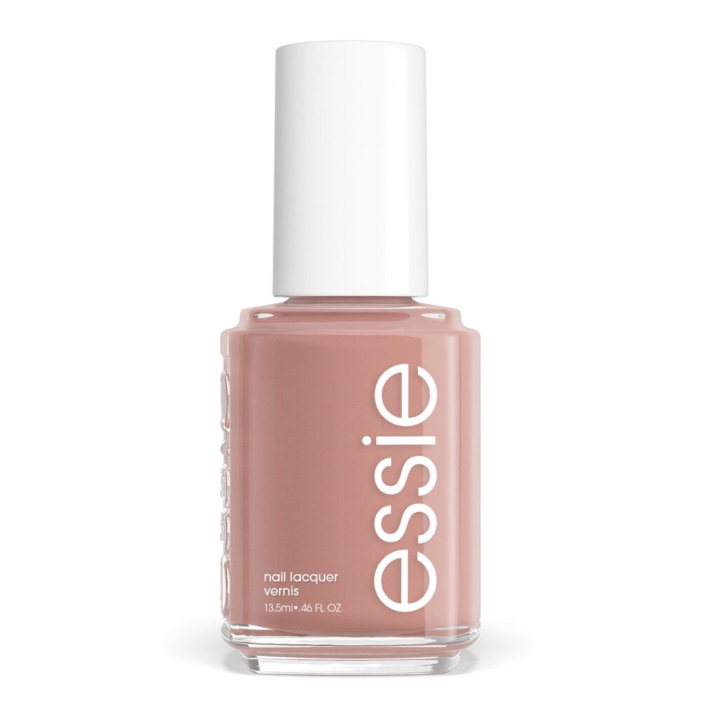 Essie Salon-Quality Nail Polish, Vegan, Yes I Canyon (burnt Orange), Rocky Rose (terracotta Orange), Bed Rock & Roll (deep Red-Brown), Into the A-Bliss (dirty Pink Mauve), Peach Side Babe (peachy Coral), Off Tropic (forest Green), Skinny Dip (light Peach), Wild Nude (light Tan), Toned Down (steel Gray), on Mute (charcoal Gray), in Plane View (deep Teal), You Do Blue (periwinkle Blue), Free to Roam (pastel Pink), Check Your Baggage (bright Yellow), Check in to Check Out (midtone Coral), Not Red-Y for Bed (rich Cherry Red), Home by 8 (black), Seas the Day (mint Green), Unguilty Pleasures (green), Ripple Reflect (cornflower Blue), Congrats (opalescent Glitter), Birthday Girl (iridescent Pink), All Fun & Games (light Yellow), Slumber Party-On (bright Pink), Handmade With Love (coral Red), Going Steady (milky Ivory), S'il Vous Play (metallic Pink), Drive-In & Dine (raspberry Purple), Snooze in (coral), Clambake (bright Red-Orange), the Snuggle Is Real (midtone Nude), Piece of Work (vivid Lime Green), Caught in the Rain (green), Frilly Lilies (midtone Orange), in Pursuit of Craftiness (cool Lavender), to Me From Me (blue), Swoon in the Lagoon (midtone Magenta), Waltz (), Wink of Sleep (purple), Suits You Swell (pink-Purple), Crochet Away (grayish Brown), Throw in the Towel (rosy Pink), Pencil Me in (magenta Pink), No To-Do (brown), Boatloads of Love (off-White), Any-Fin Goes (vibrant Tangerine), Willow in the Wind (vibrant Green), Angora Cardi (deep Rose), Imported Bubbly (golden Shimmer), Fiji (pastel Pink), Forever Yummy (tango Red), Ballet Slippers (sheer Pale Pink) , Bachelorette Bash (fuchsia Pink), Cute as a Button (bright Coral), Chinchilly (granite Gray), Eternal Optimist (warm Rose Pink), Muchi Muchi (mid-Tone Pink), Watermelon (bright Fuchsia Pink), Wicked (deep Blood Red), Licorice (jet Black), Turquoise & Caicos (muted Green), Limo-Scene (sheer Light Pink), Lilacism (lilac Purple), Sugar Daddy (sheer Light Pink), Mademoiselle (sheer Pale Pink), Marshmallow (cloudy White), Mod Square (electric Hot Pink), Mrs. Always Right (berry Red), Play Date (electric Purple), Smokin' Hot (warm Dark Gray), Bikini so Teeny (cornflower Blue), Good as Gold (gold Metallic), Metallic Finish (copper), Butler Please (bright Blue), Mint Candy Apple (mint Green), Lady Like (nude), Blanc (snowy White), Go Ginza (soft Purple), Bahama Mama (deep Plum), Vanity Fairest (sheer Shimmer Pink), Bordeaux (deep Red Wine), Berry Naughty (deep Berry), She's Pampered (bright Red), for the Twill of It (gray Shimmer), Hi Maintenance (sheer Pale Pink), Find Me an Oasis (pale Blue), After School Boy Blazer (blue Black), Geranium (red-Orange), Summit of Style (gold Glitter), Tuck It in My Tux (sheer White), Topless & Barefoot (nude), in the Cab-Ana (aqua Blue), Minimalistic (sheer Pink)