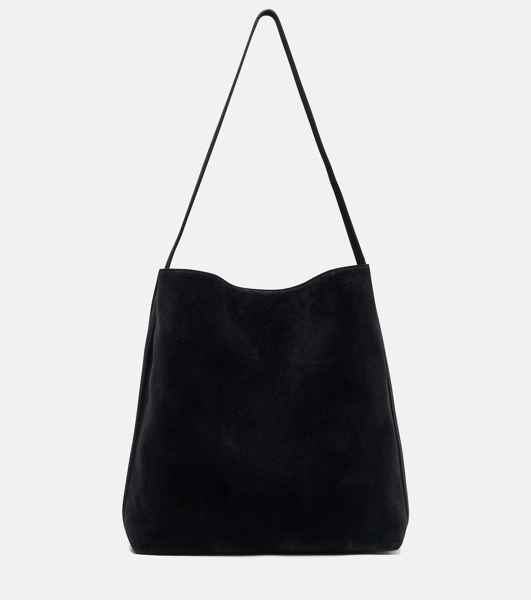 Sac Supple Suede Tote Bag in Black - Aesther Ekme