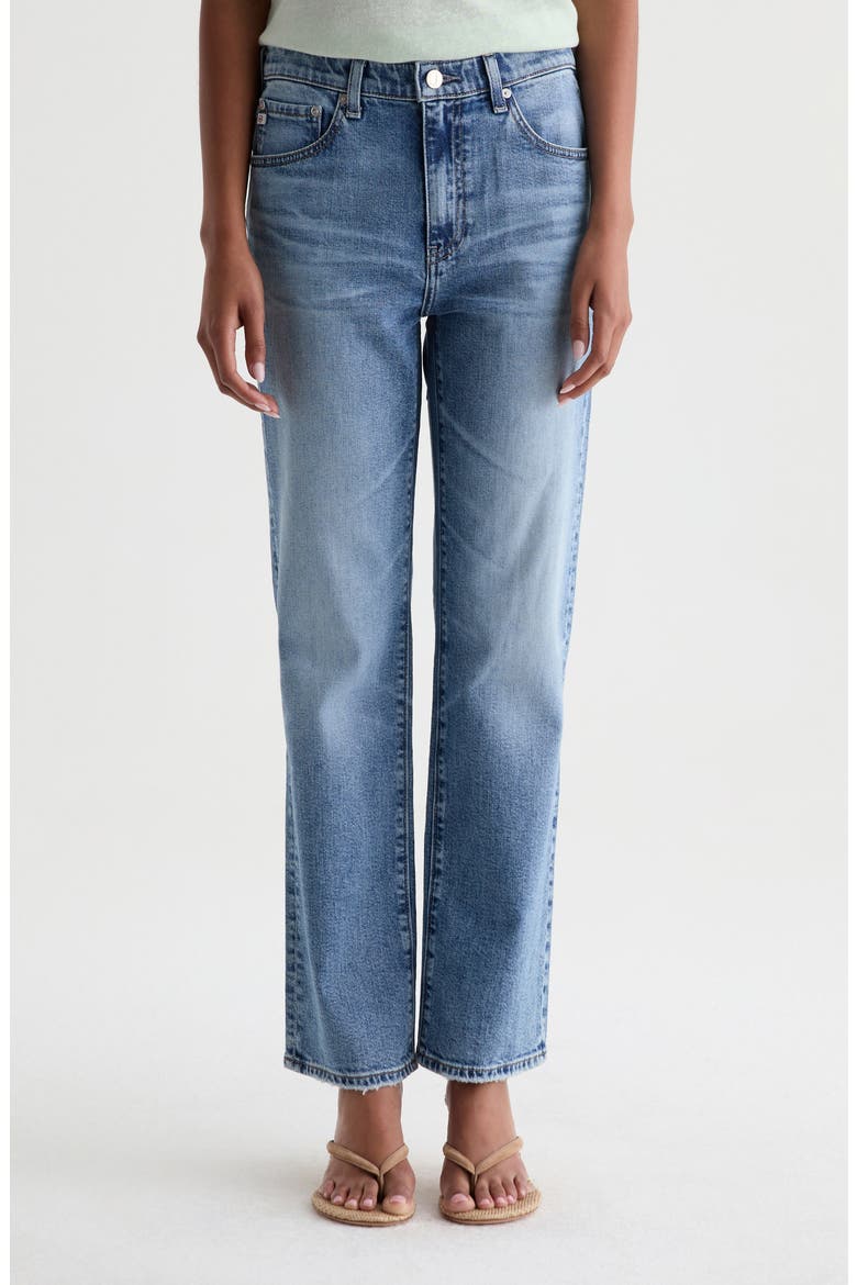 Brinley Mid Rise Straight Leg Jeans
