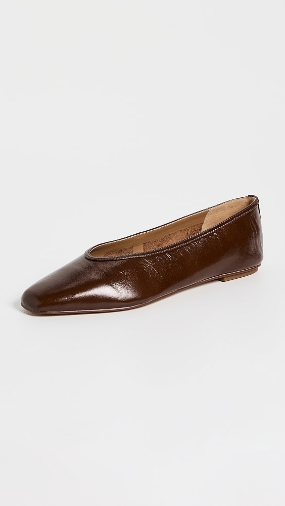 Caret Flats - Russet Leather