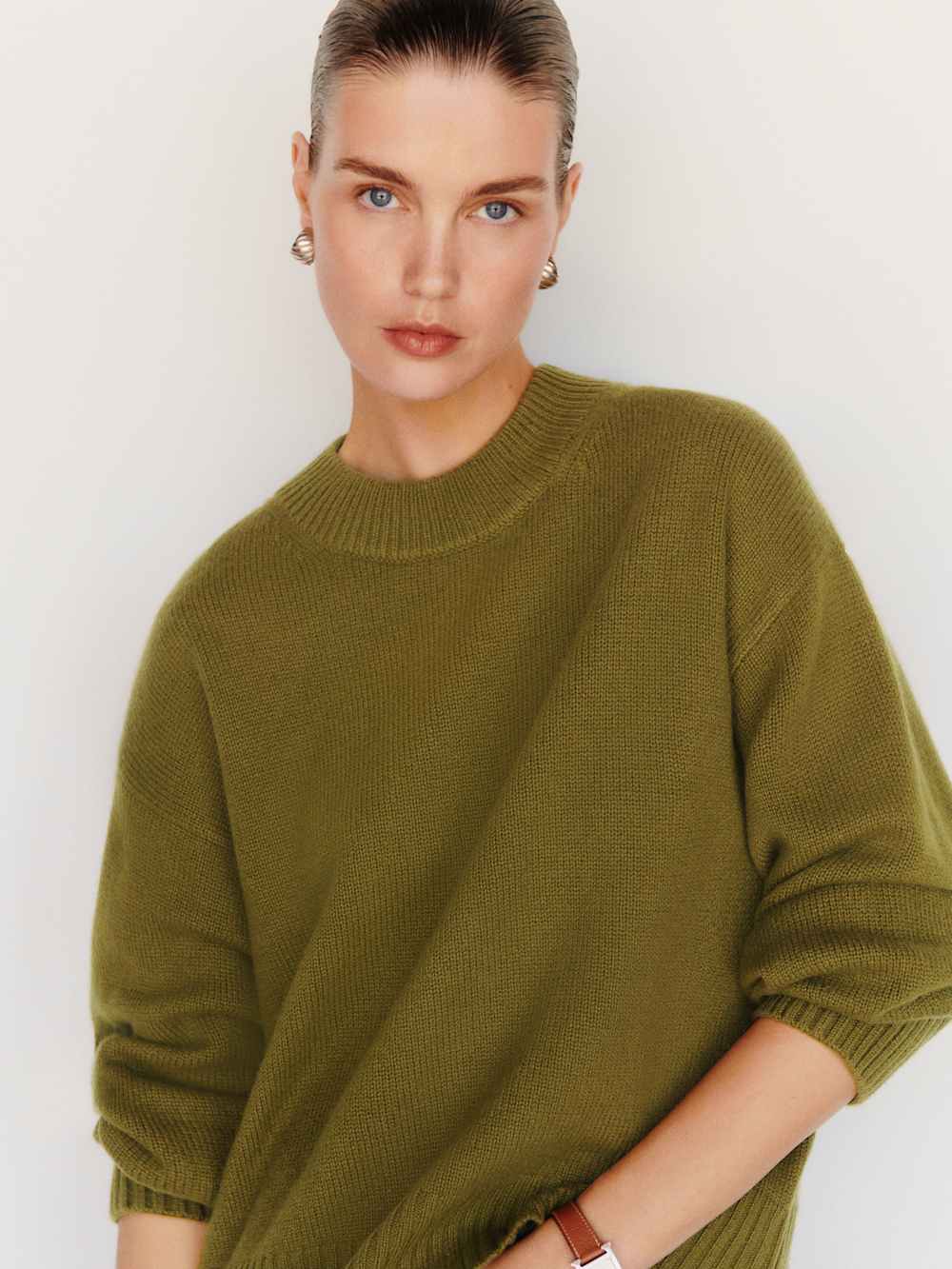 Cove Cashmere Oversized Crew