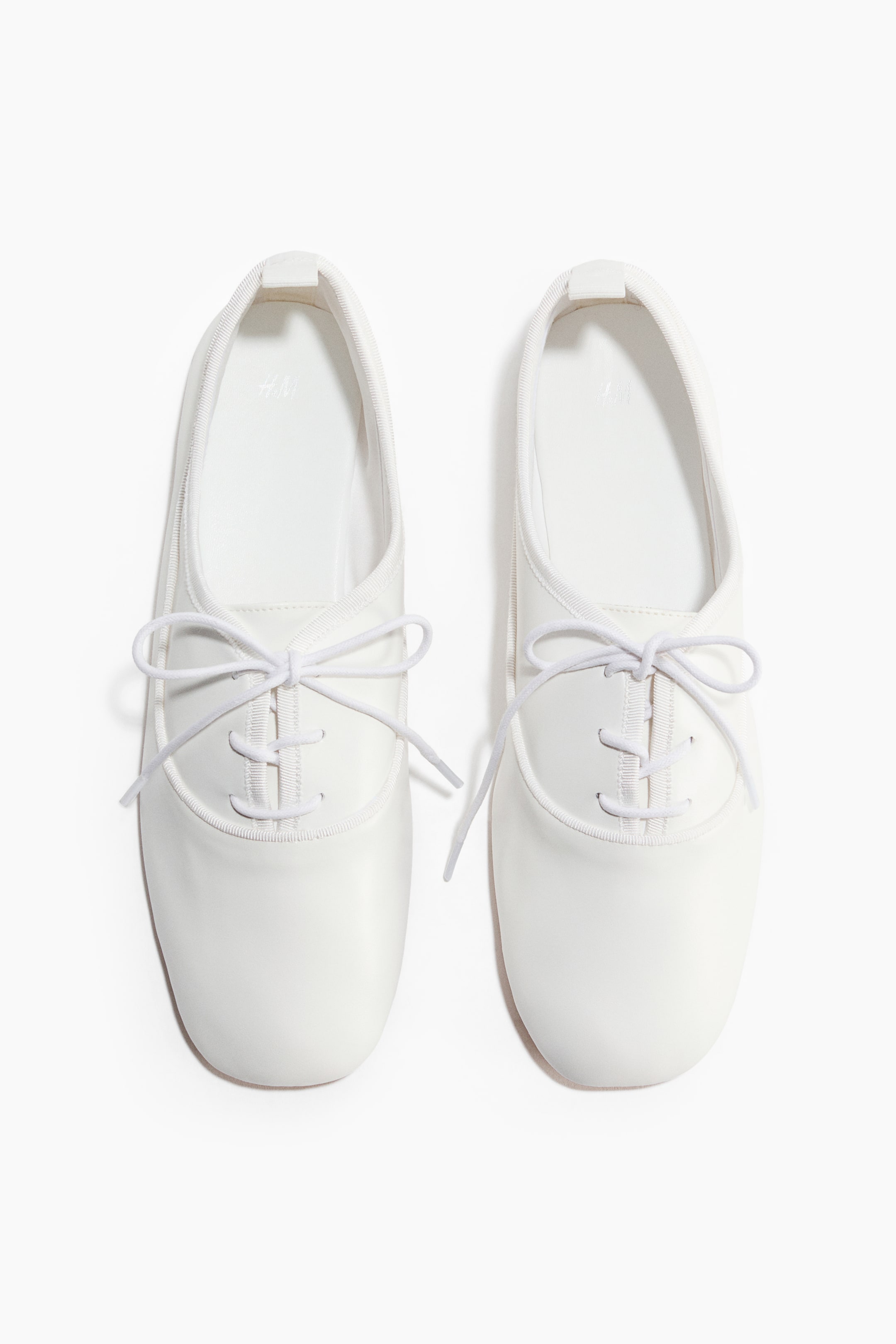 Lace-Up Ballet Flats