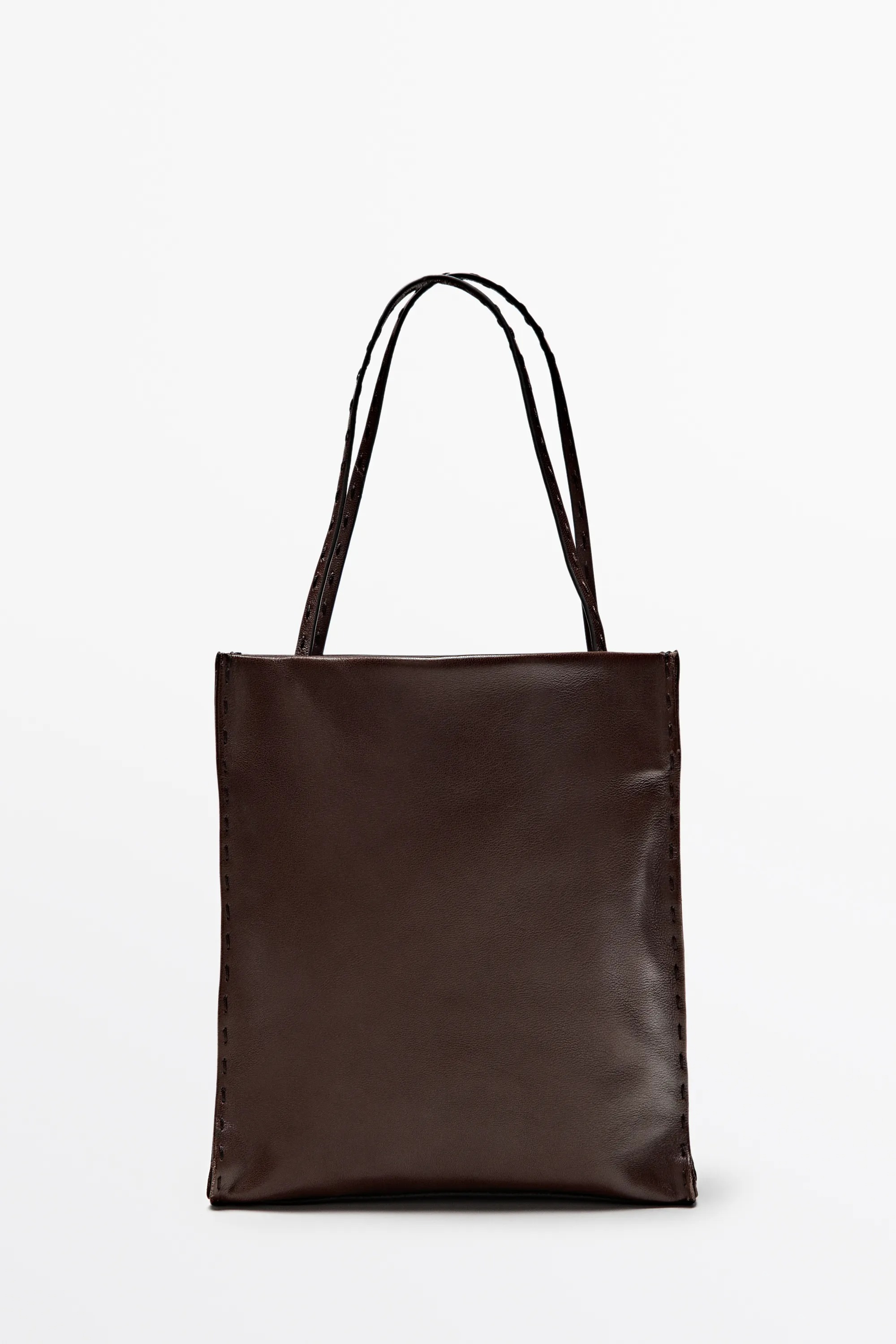 Massimo Dutti, Nappa Leather Double Compartment Bag