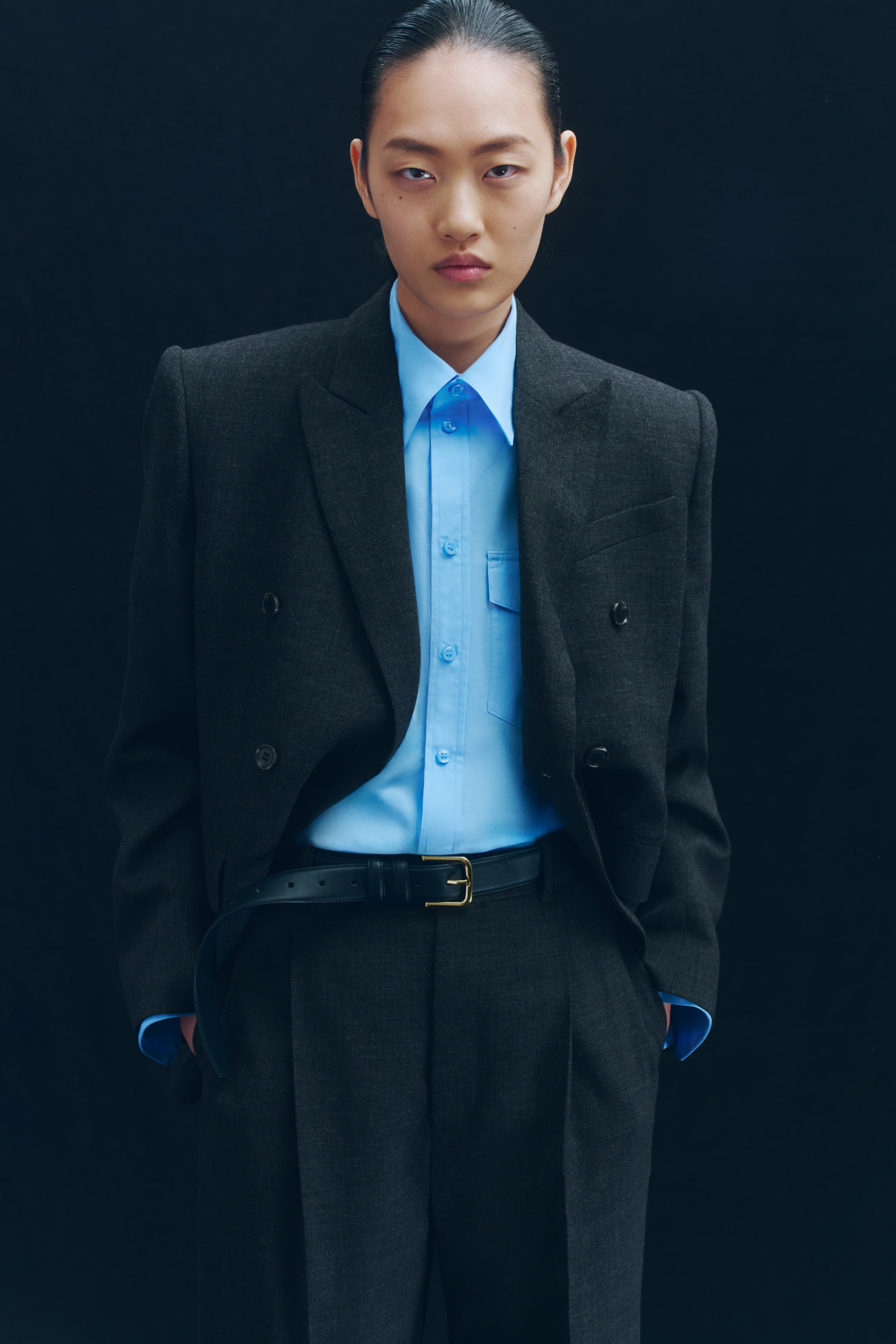 Double-Breasted Wool Blazer