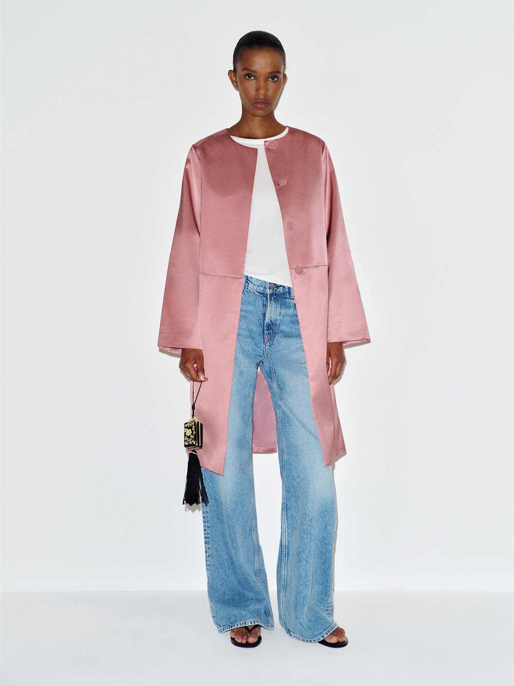 Stella Satin Coat