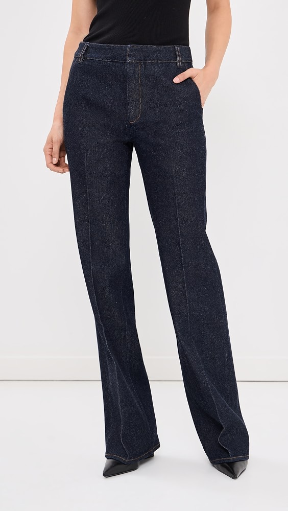 Indigo Denim Pat Jeans - Dark Denim