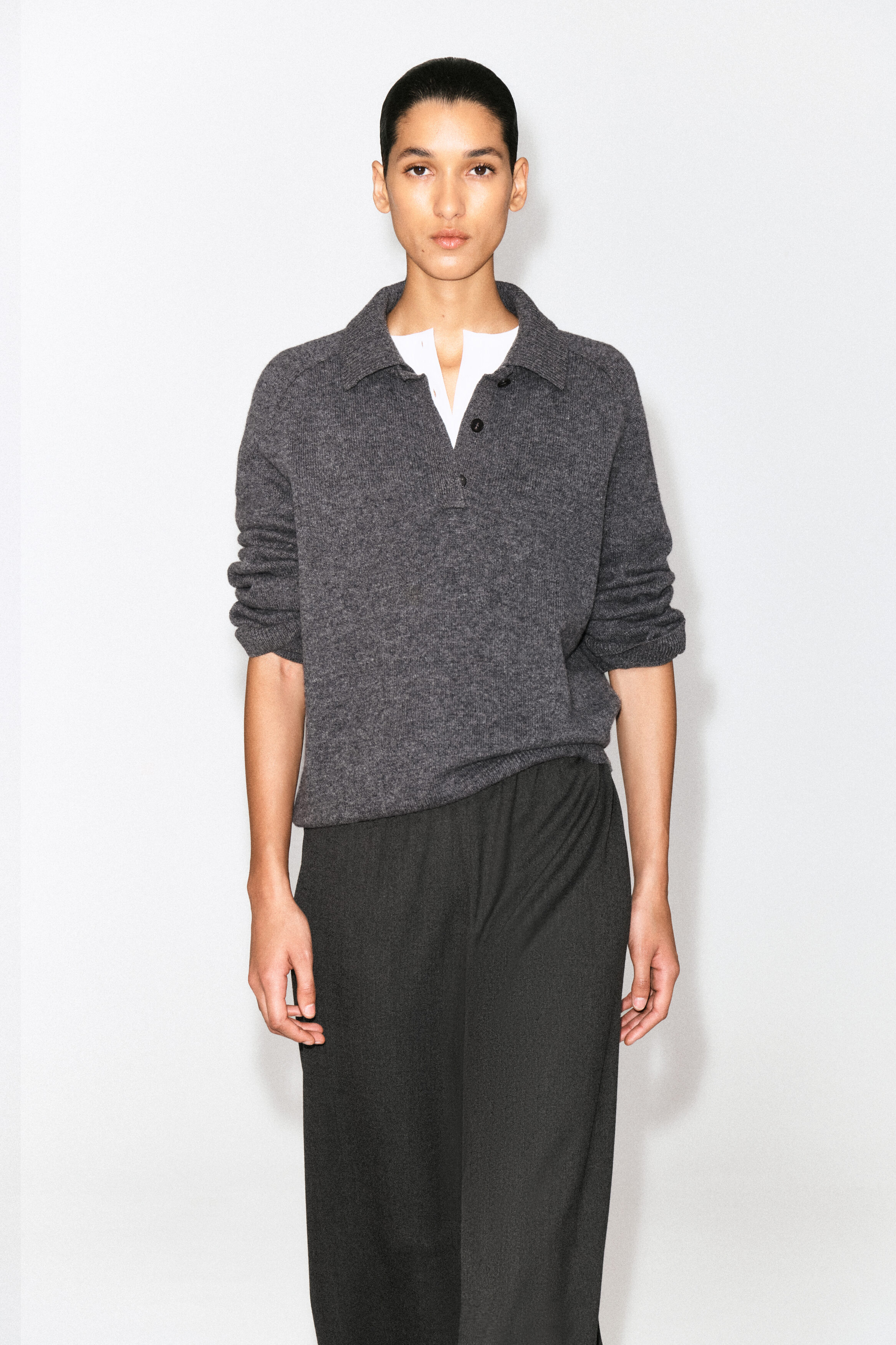 Merino Wool Polo Shirt