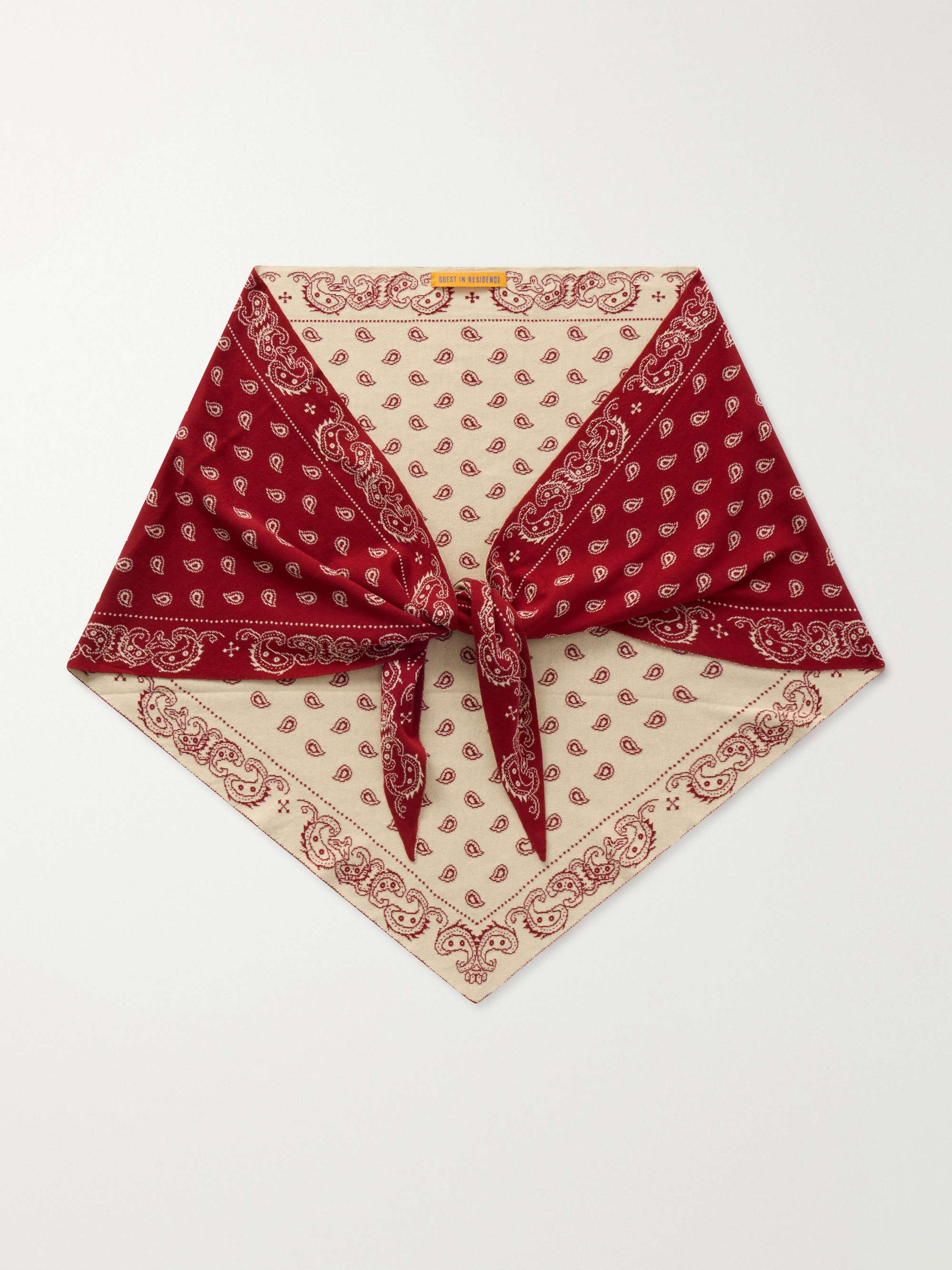 The Wild Rag Cotton and Silk-Blend Jacquard Scarf