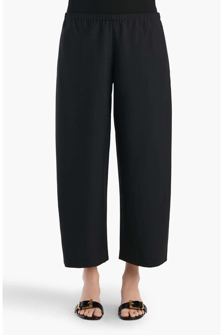 Roma Rounded Virgin Wool Crop Pants