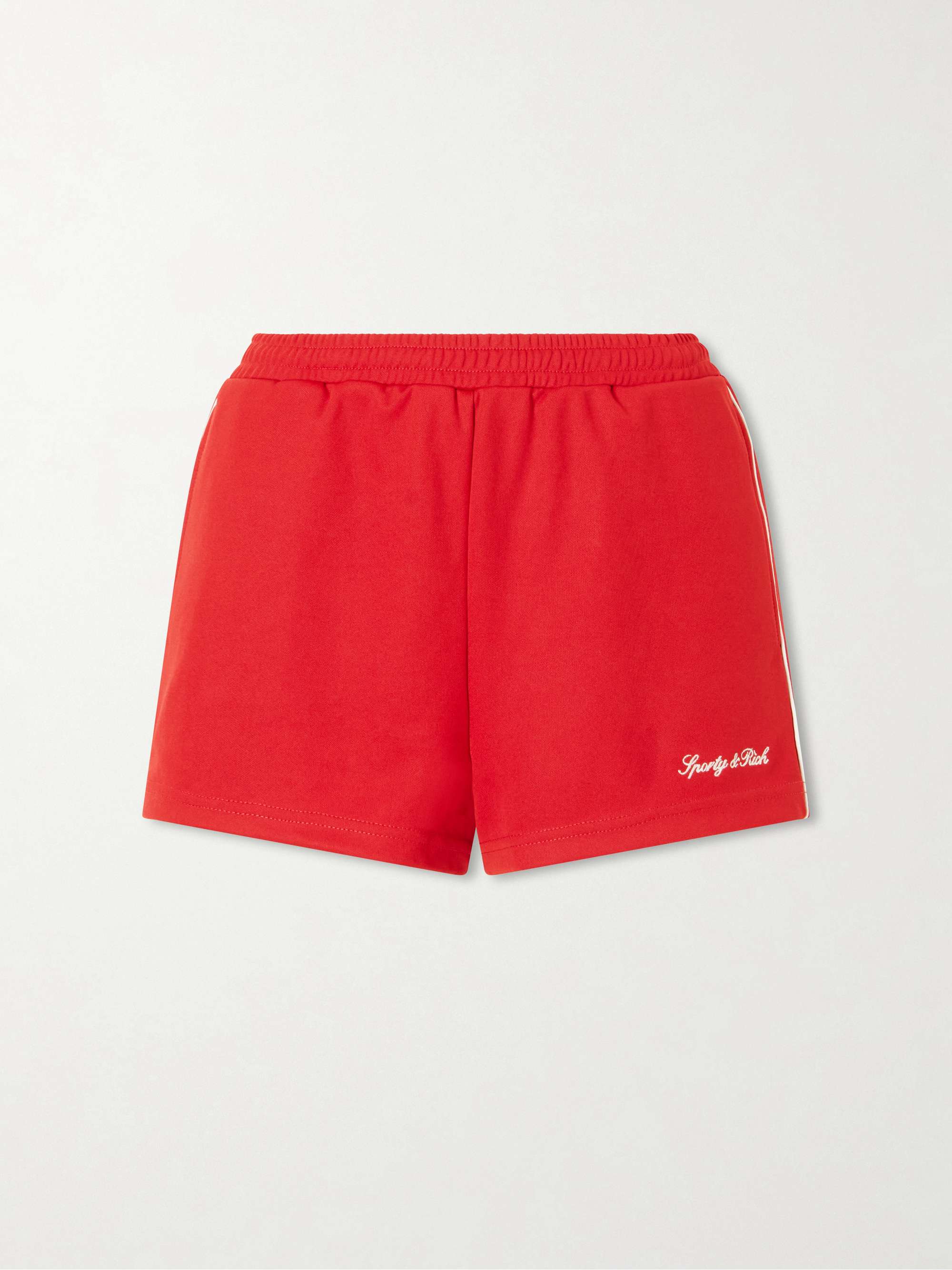 Logo-Embroidered Jersey Shorts