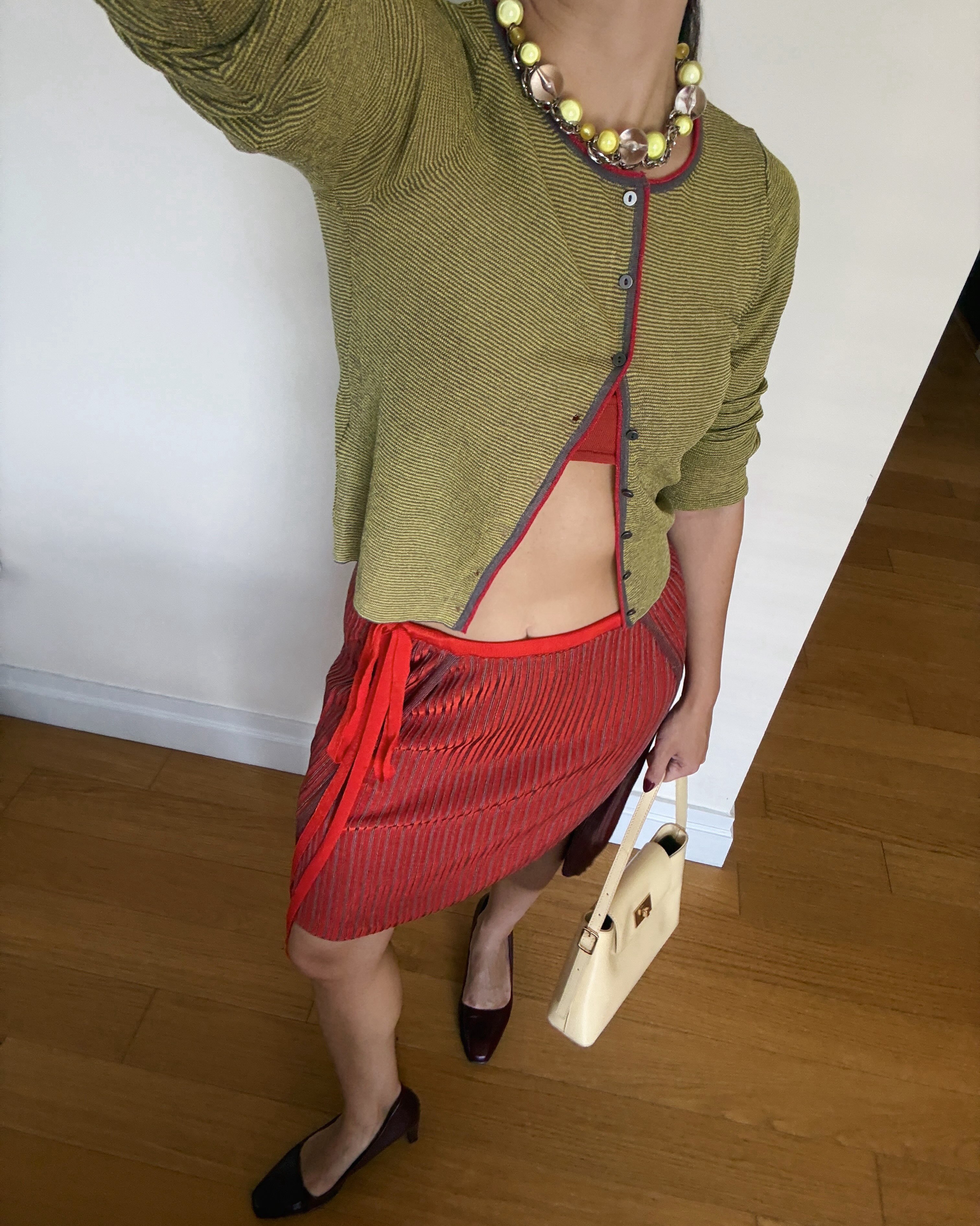 An image of a woman wearing best statement fall skirt 2026