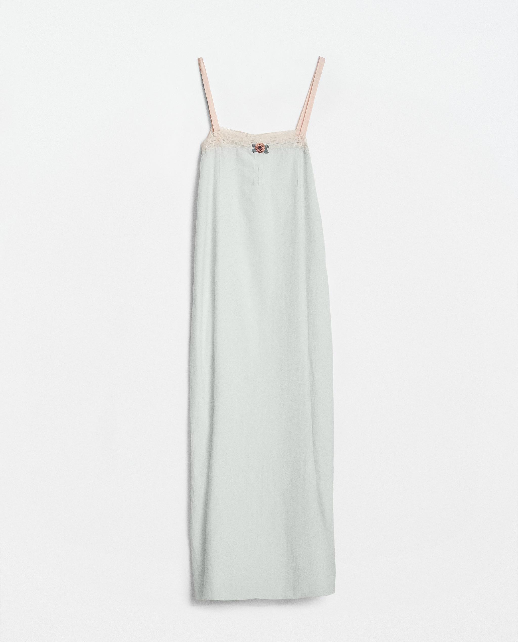 Lace and Floral Nightgown