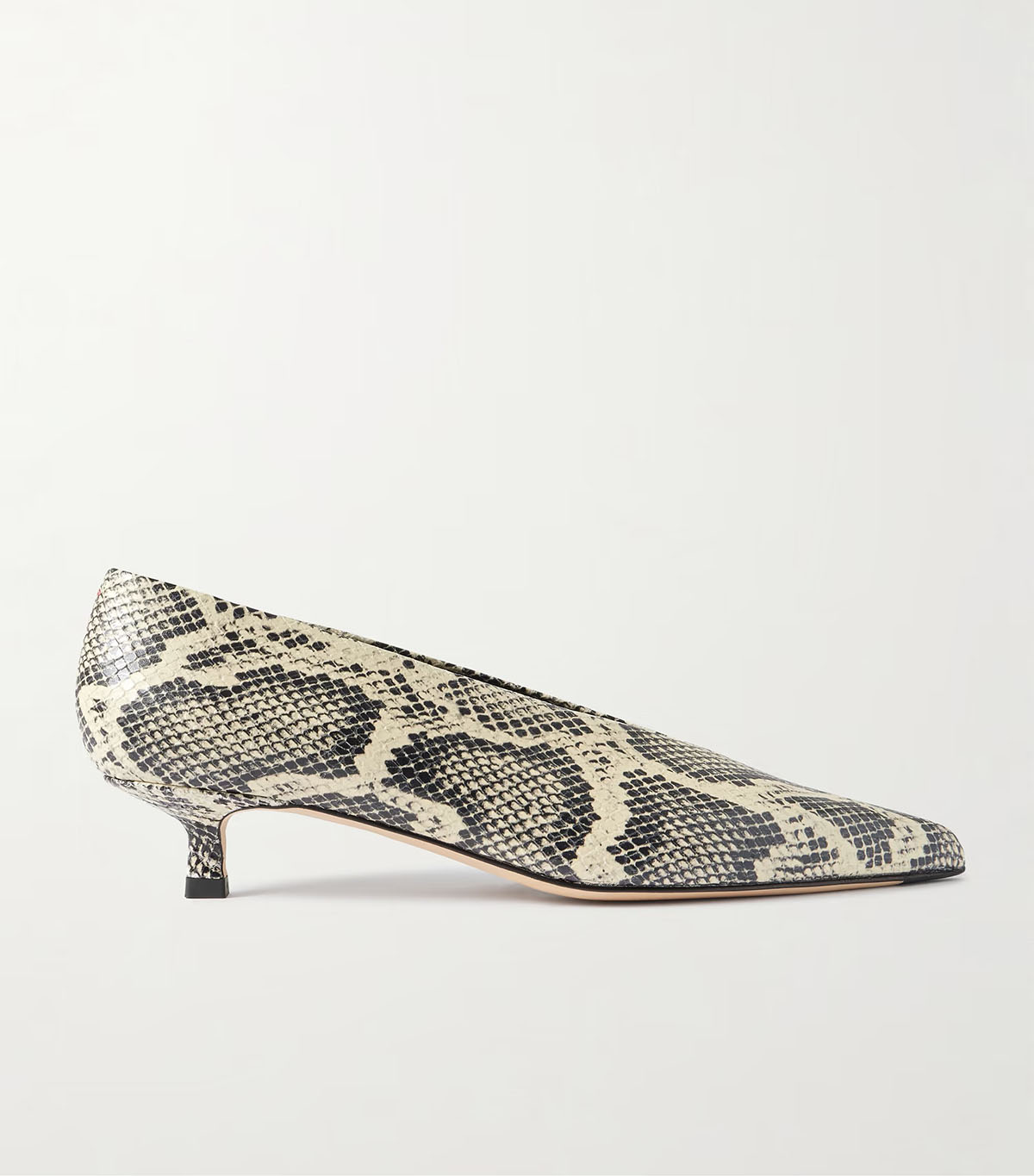AEYDE, Clara Snake-Effect Leather Pumps
