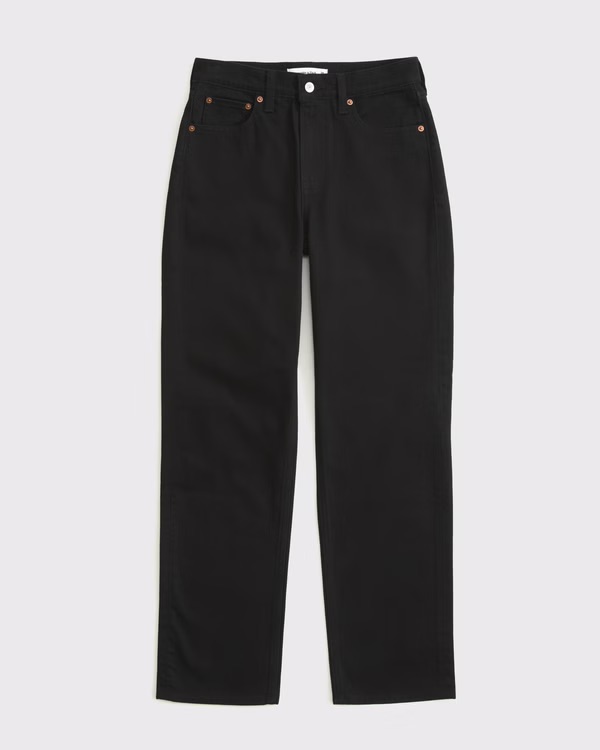 Abercrombie, High Rise Vintage Straight Jean