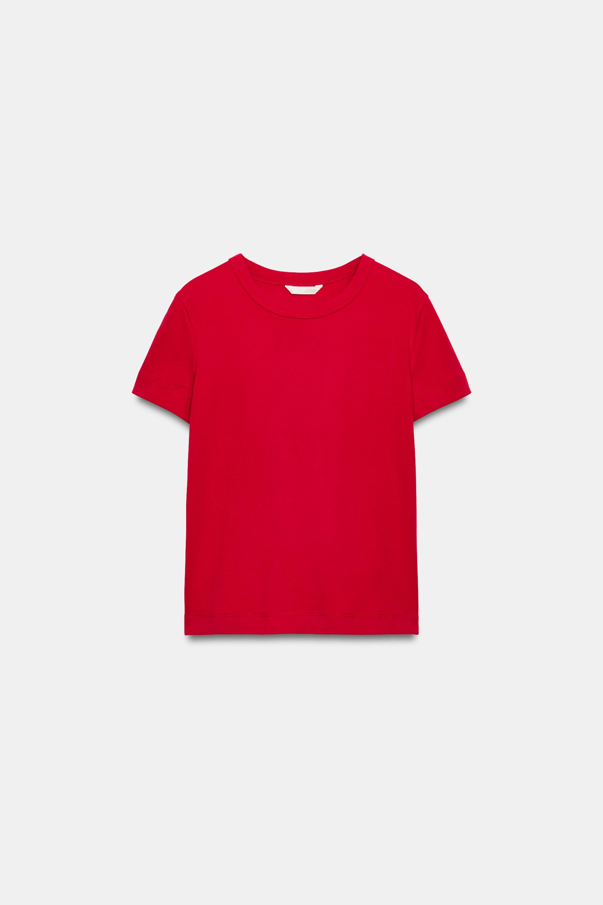 Interlock Short Sleeve T-Shirt - Bright Red - Xs