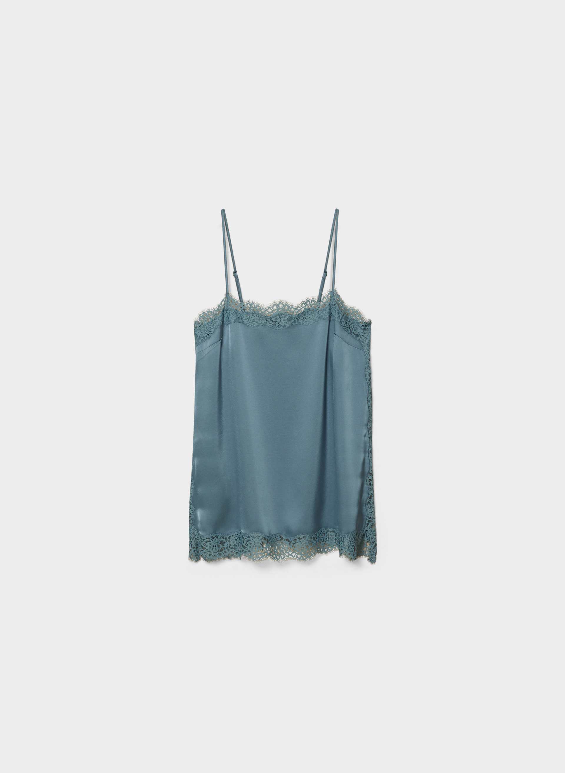 Serif Satin Camisole