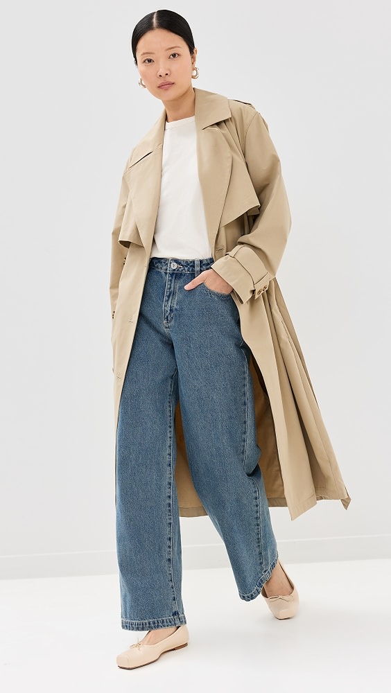 The Elizabeth Trench Coat - Biscotti