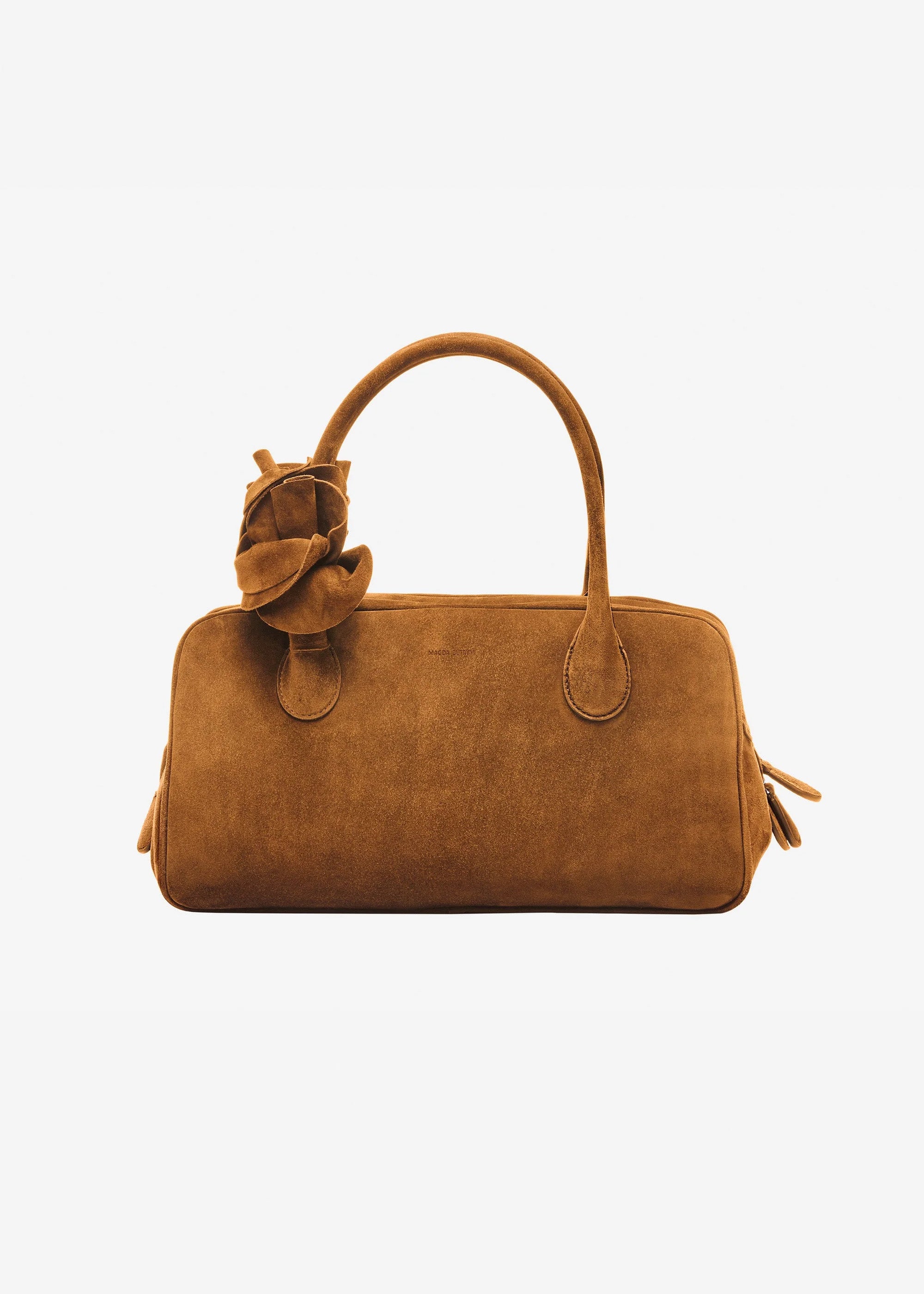 Brigitte Bag in Camel Suede