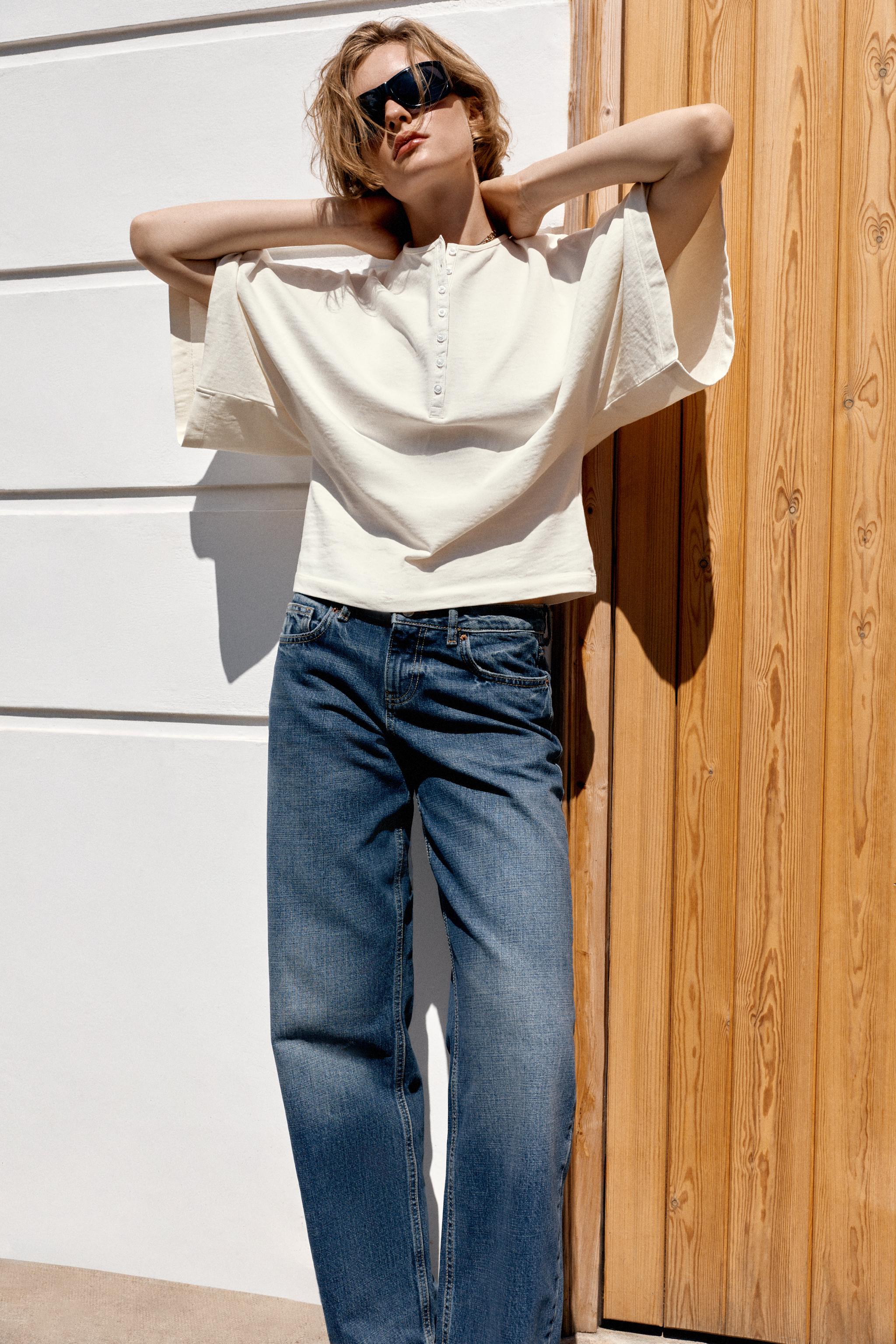 Henley T-Shirt - Oyster-White - S