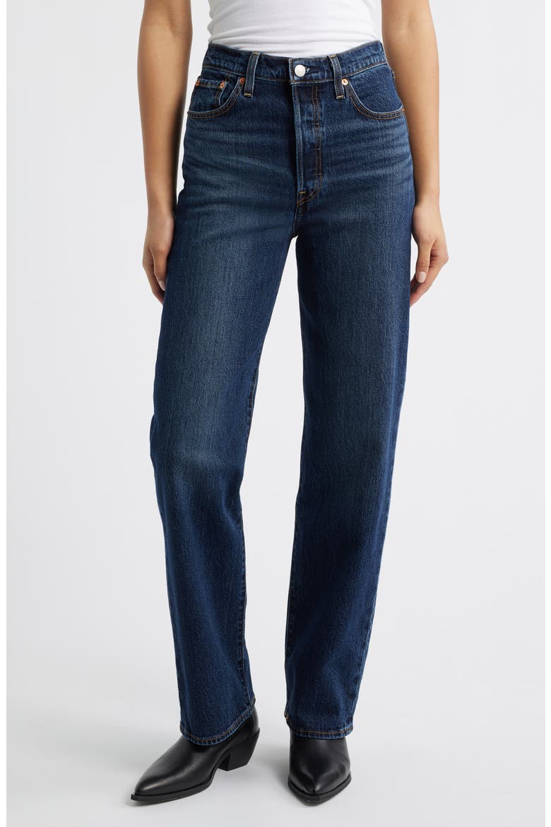 Ribcage High Waist Straight Leg Jeans