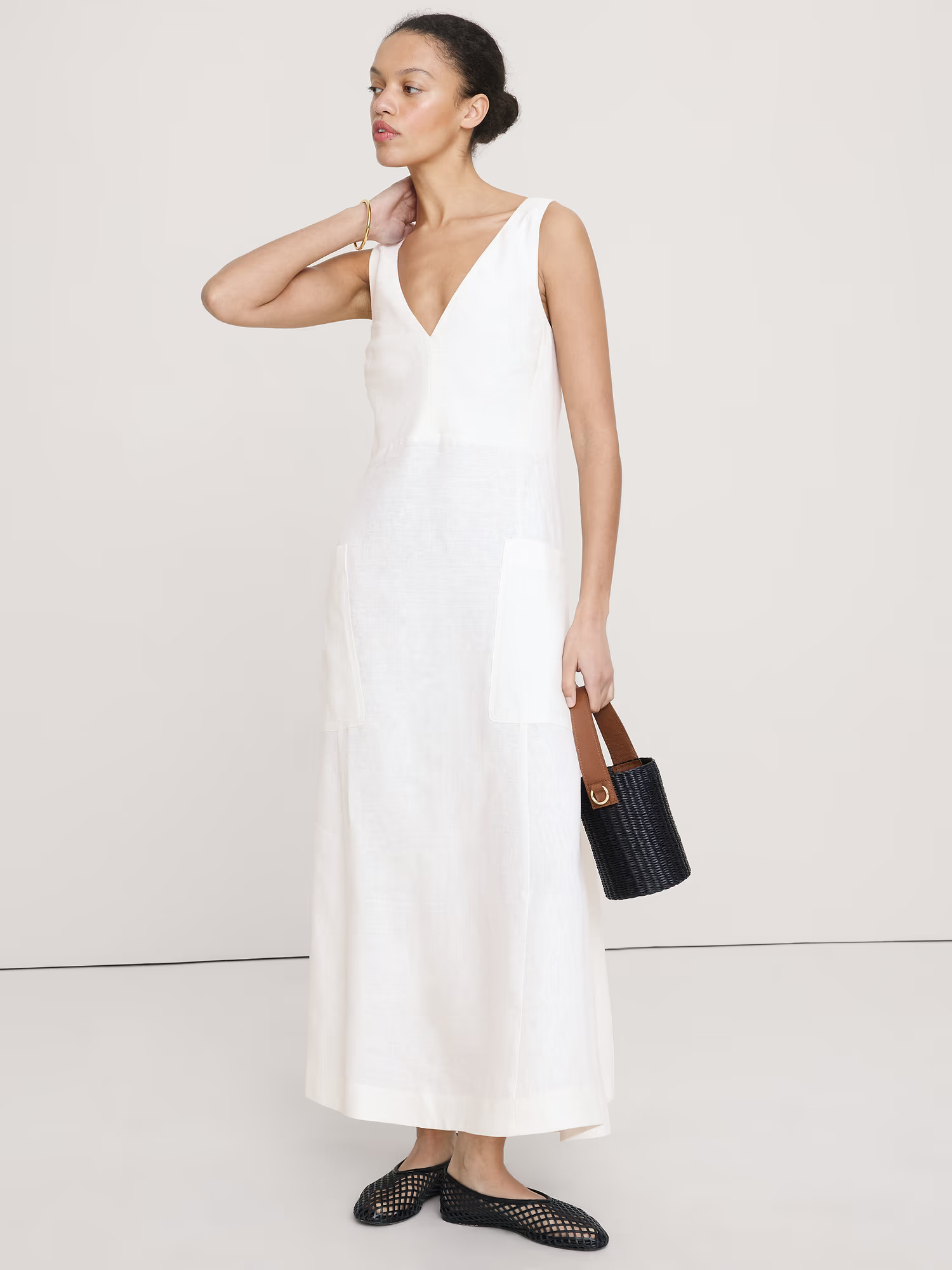 Banana Republic, Linen Pocket Maxi Dress