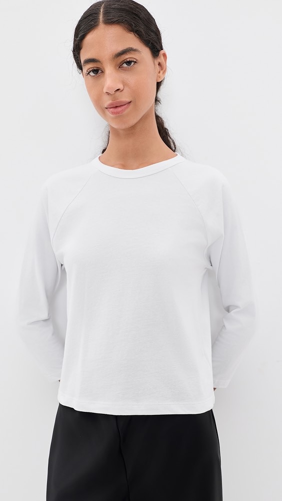 Margo Baseball Tee - White