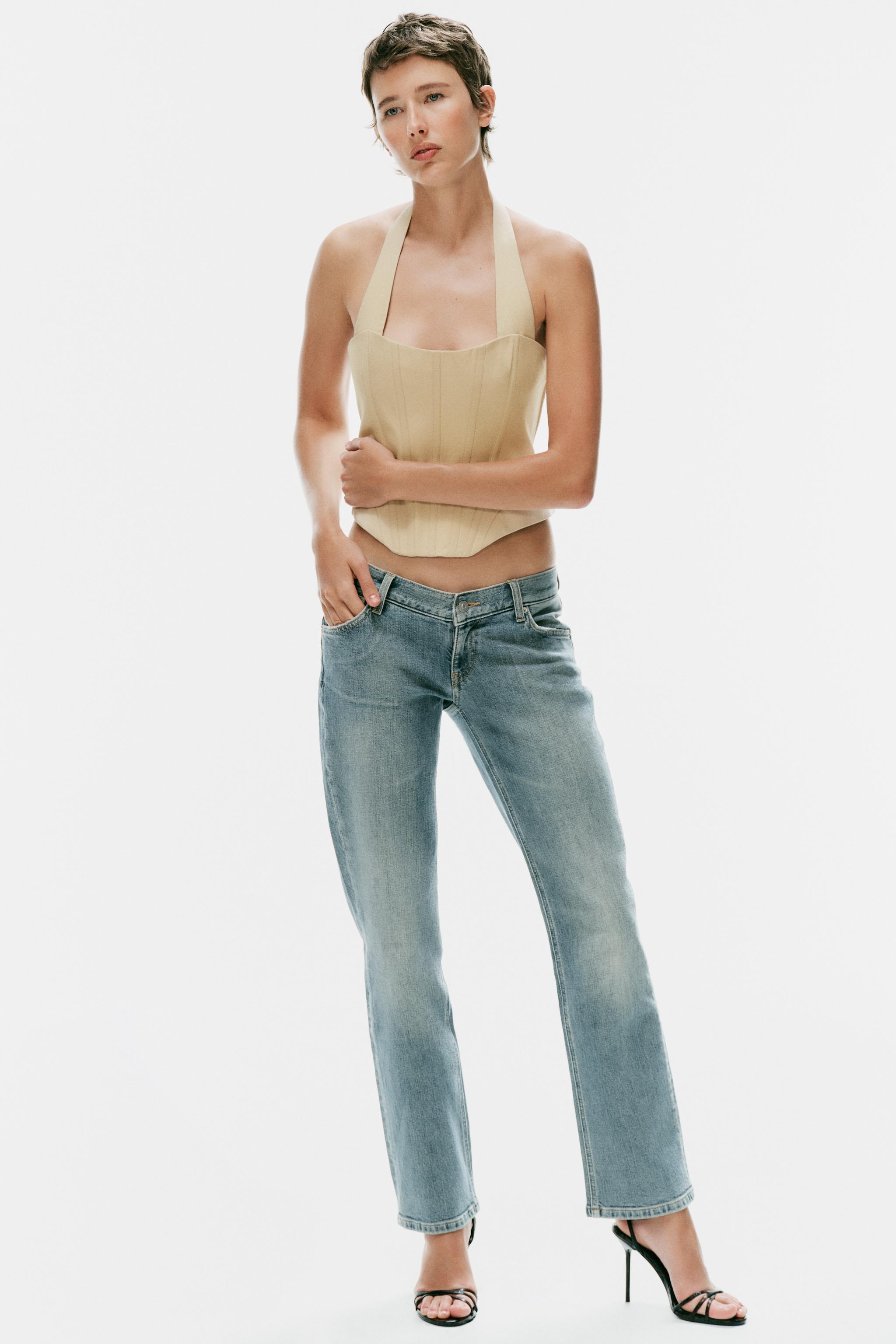 Halter Corset Top - Beige - Xs