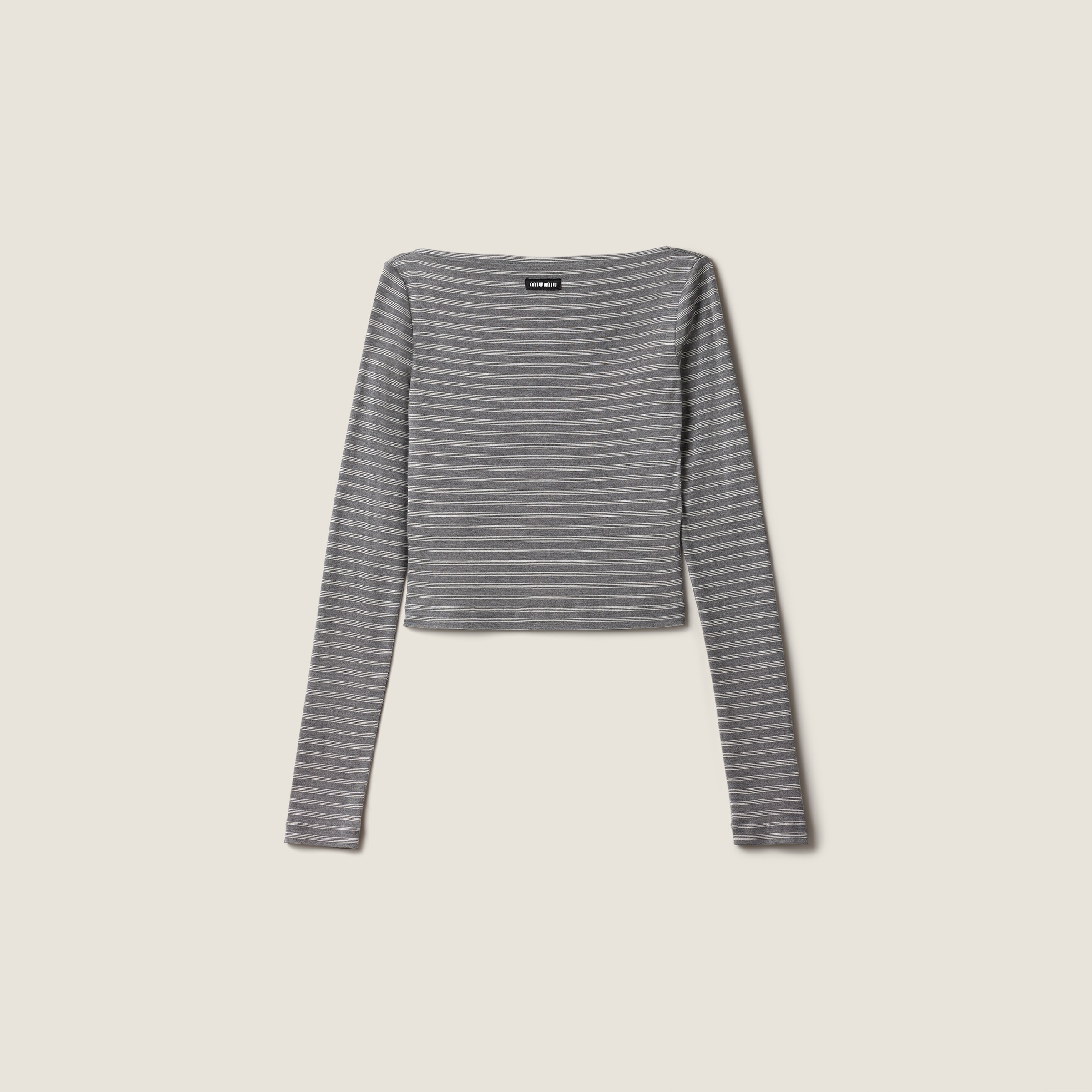 Striped Jersey Top