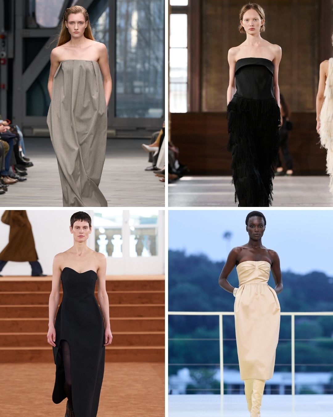 summer autumn transition fashion trends 2026 bandeau and strapless