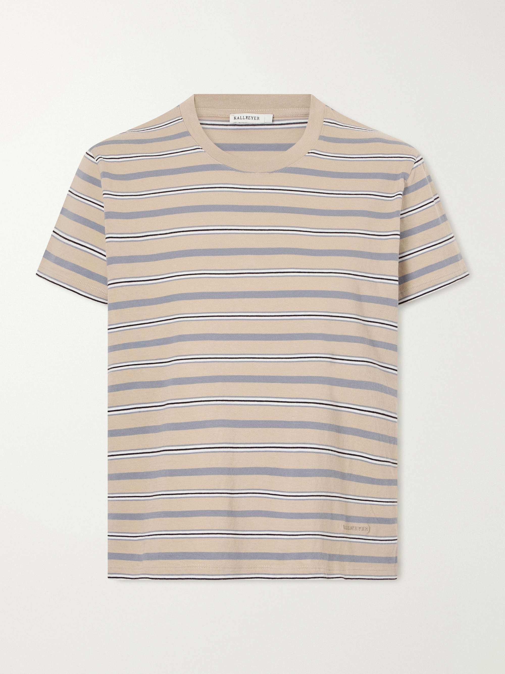 Kenzie Striped Cotton-Jersey T-Shirt