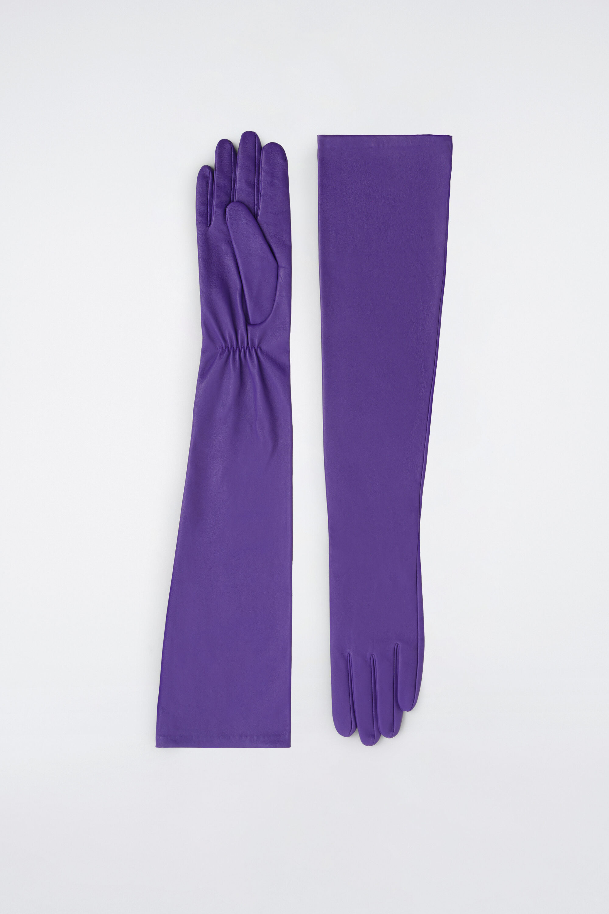 Long Leather Gloves