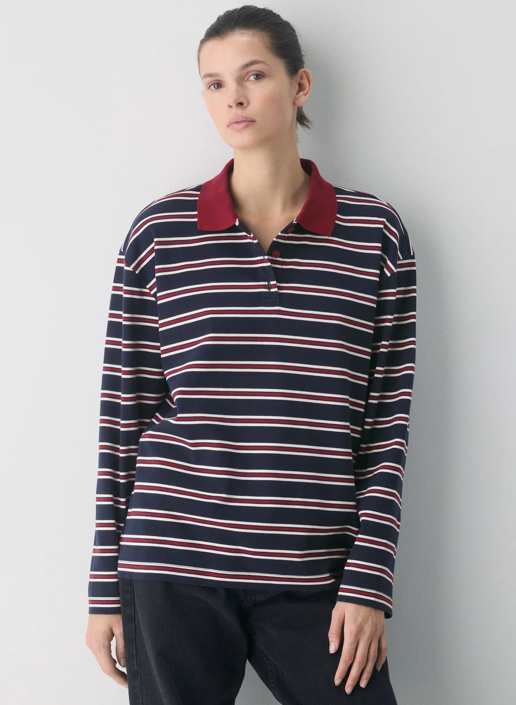 Interlock Cotton Eton Longsleeve
