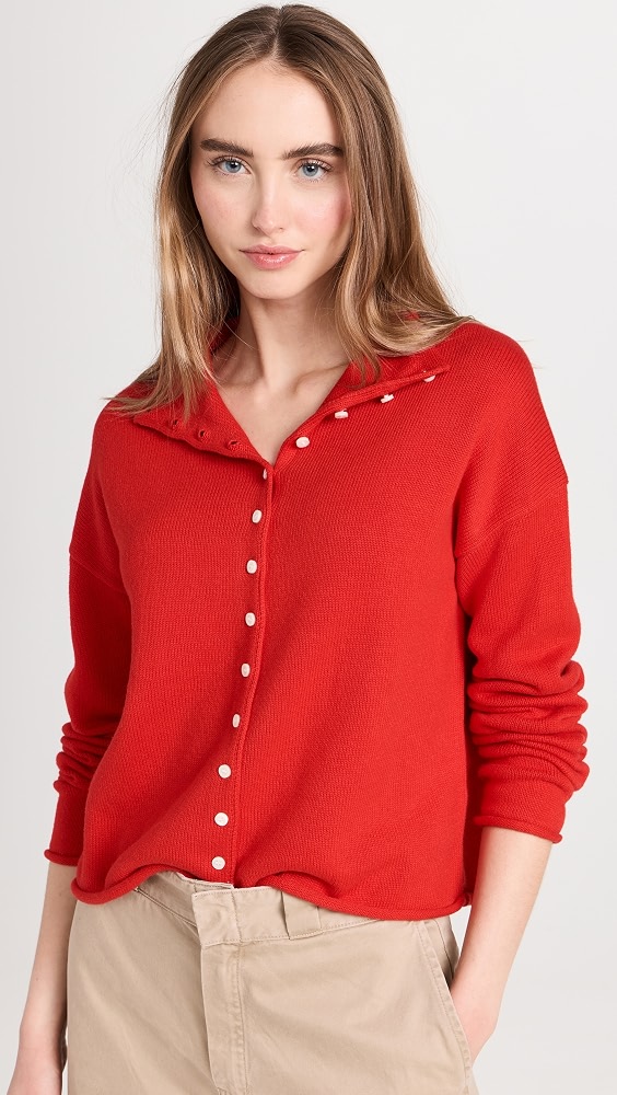 Taylor Cardigan - Fire Red