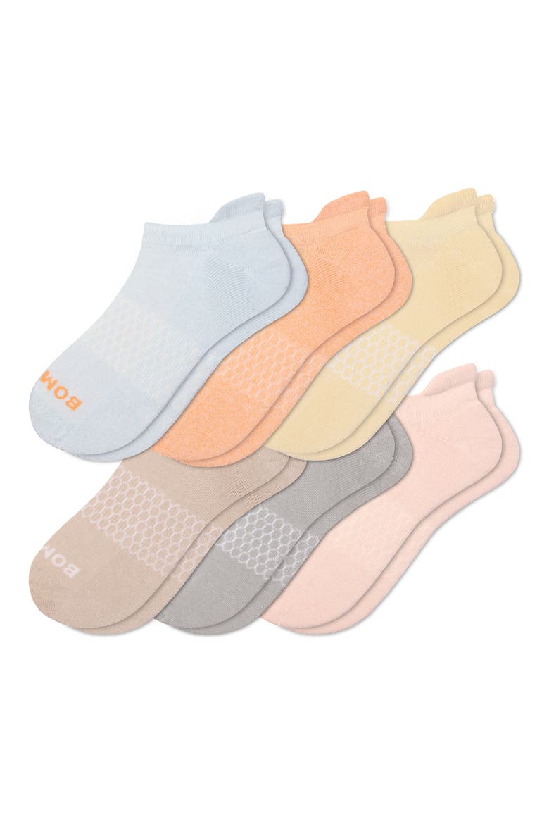 Assorted 6-Pack Supima&reg; Cotton Blend Ankle Socks