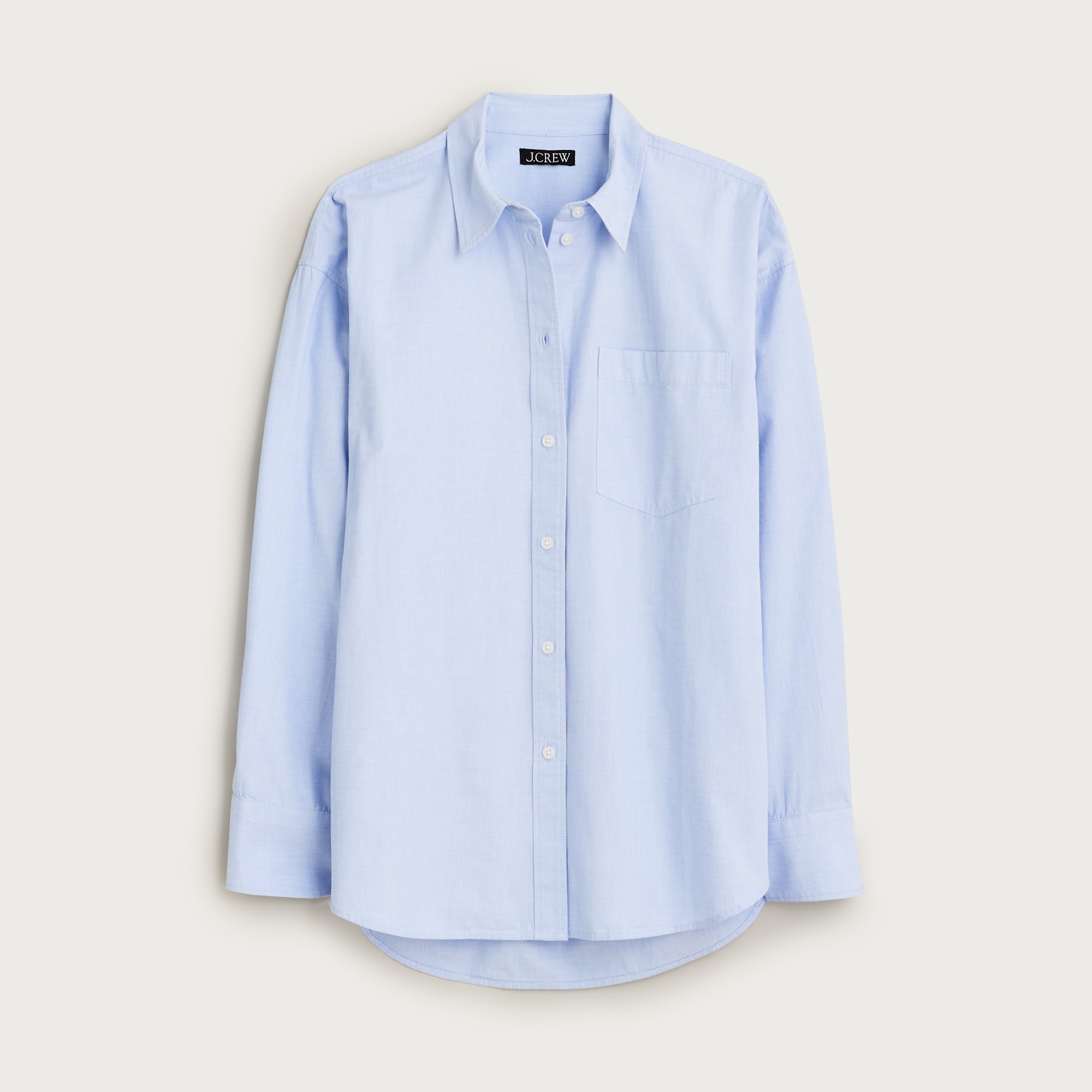 J.Crew, &Eacute;tienne Oversized Button-Up Shirt in Lightweight Oxford