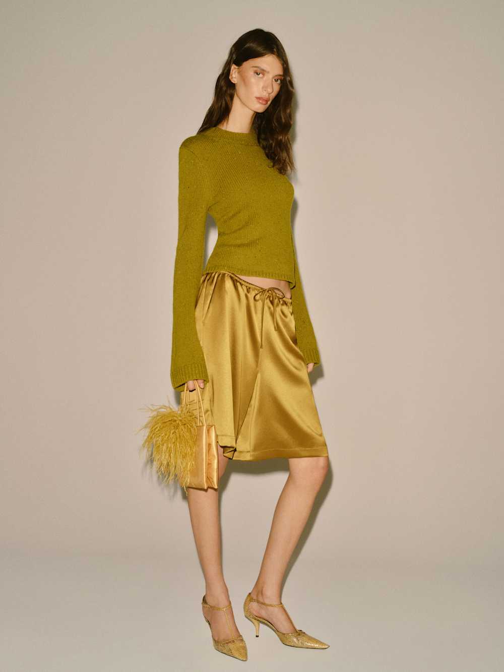 Sandy Satin Short