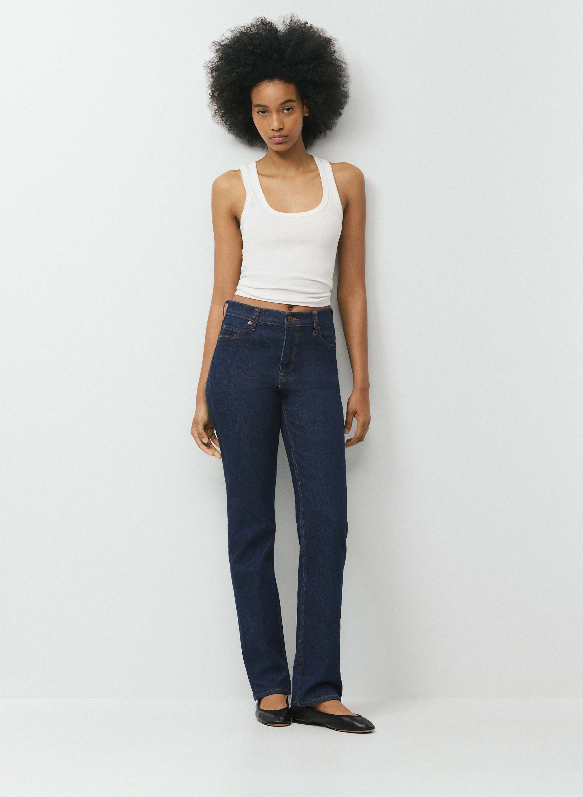 Denim Forum the &lsquo;90s Snatched Hi-Rise Straight Jean