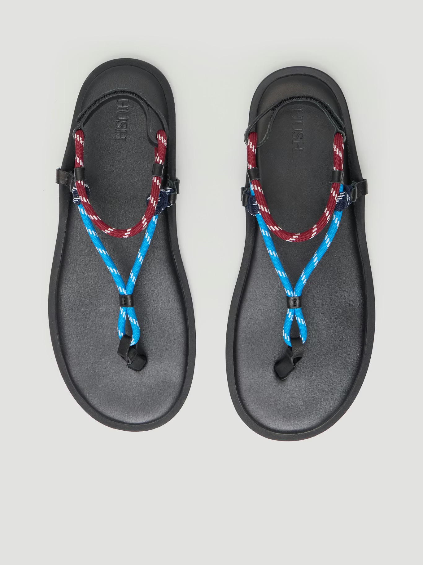 Hush, Leona Rope Sandal | Aqua Blue