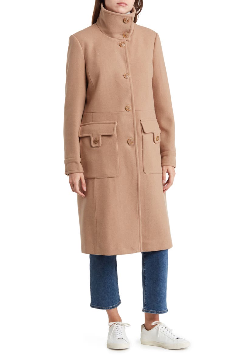 Almedia Wool Blend Twill Coat