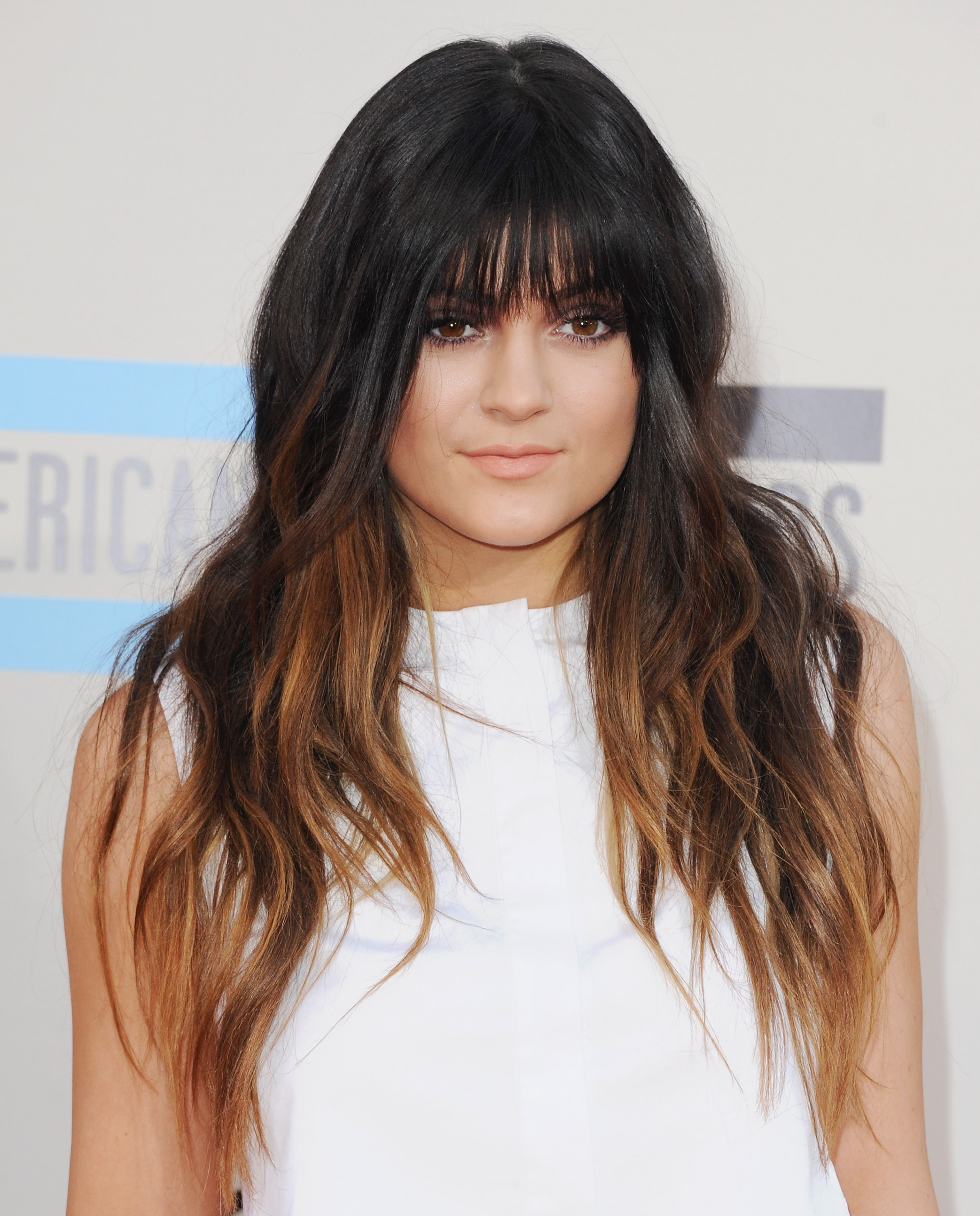Kylie Jenner arrives at the 2013 American Music Awards at Nokia Theatre L.A. Live on November 24, 2013 in Los Angeles, California.