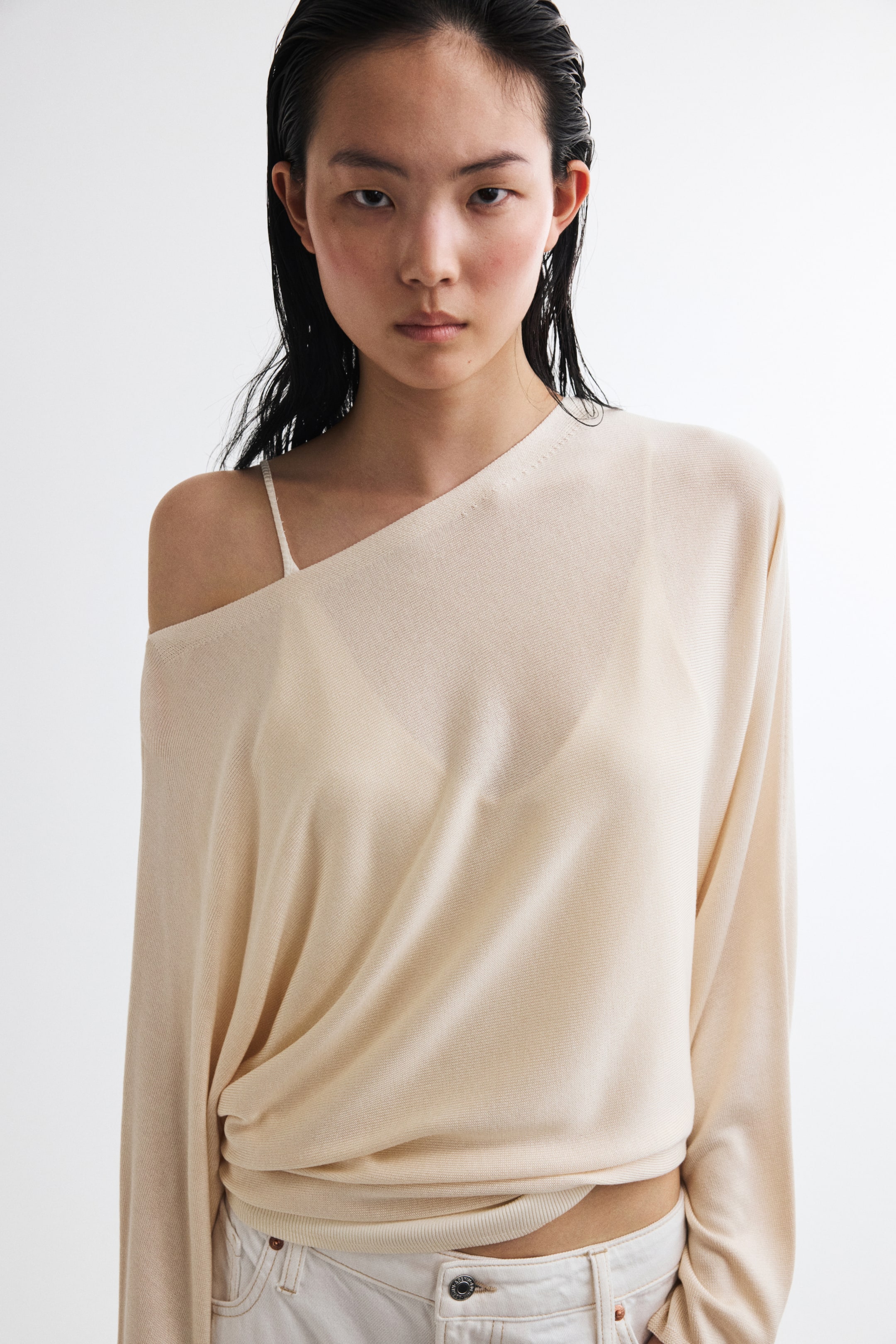 Off-The-Shoulder Jumper
