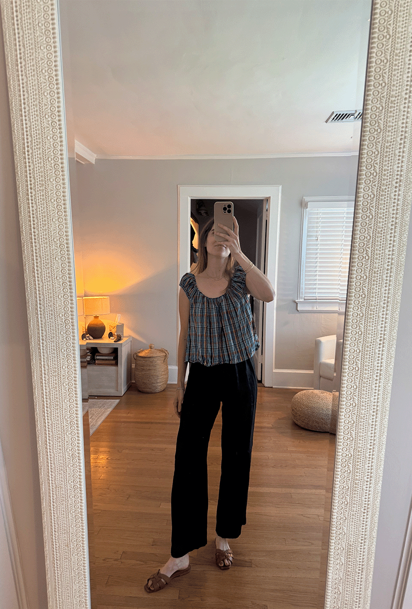 Tessa Faye O&rsquo;Connell wearing D&ocirc;en.
