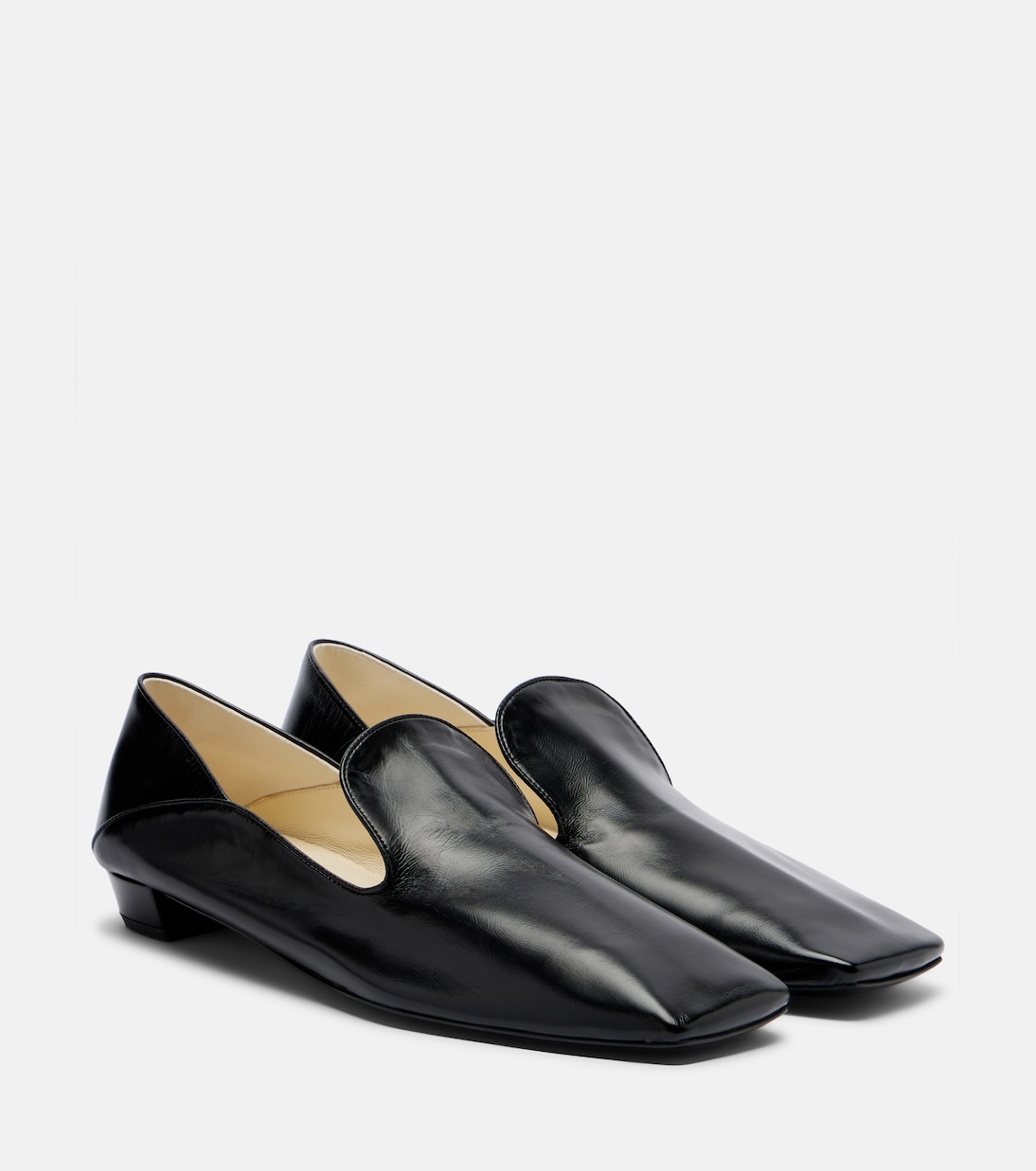 Leather Loafers in Black - Phoebe Philo