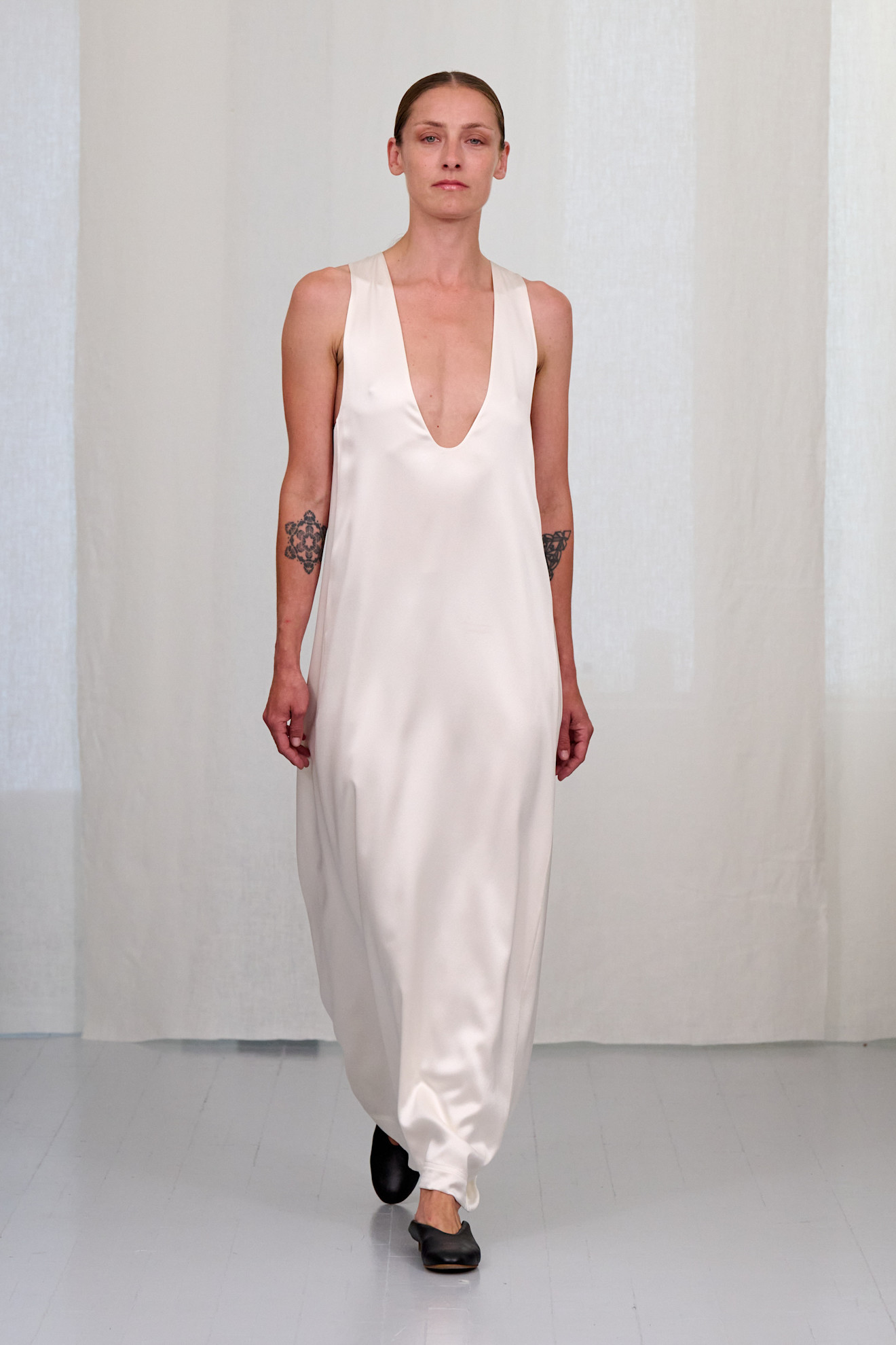 Photo of runway models at Copenhagen Fashion Week Spring Summer 2027.