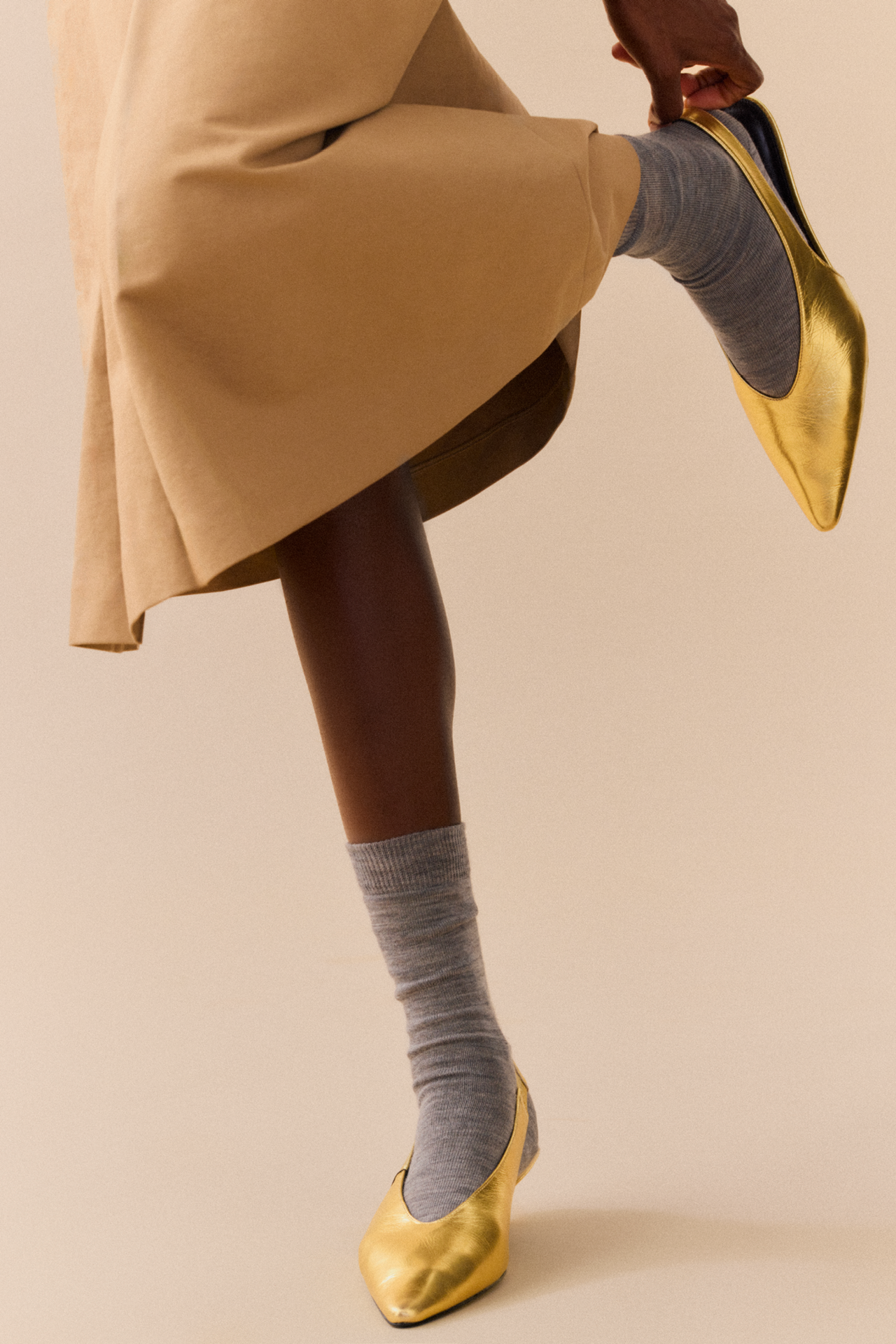 Correct Grey Merino Socks — Small (uk 4-7)