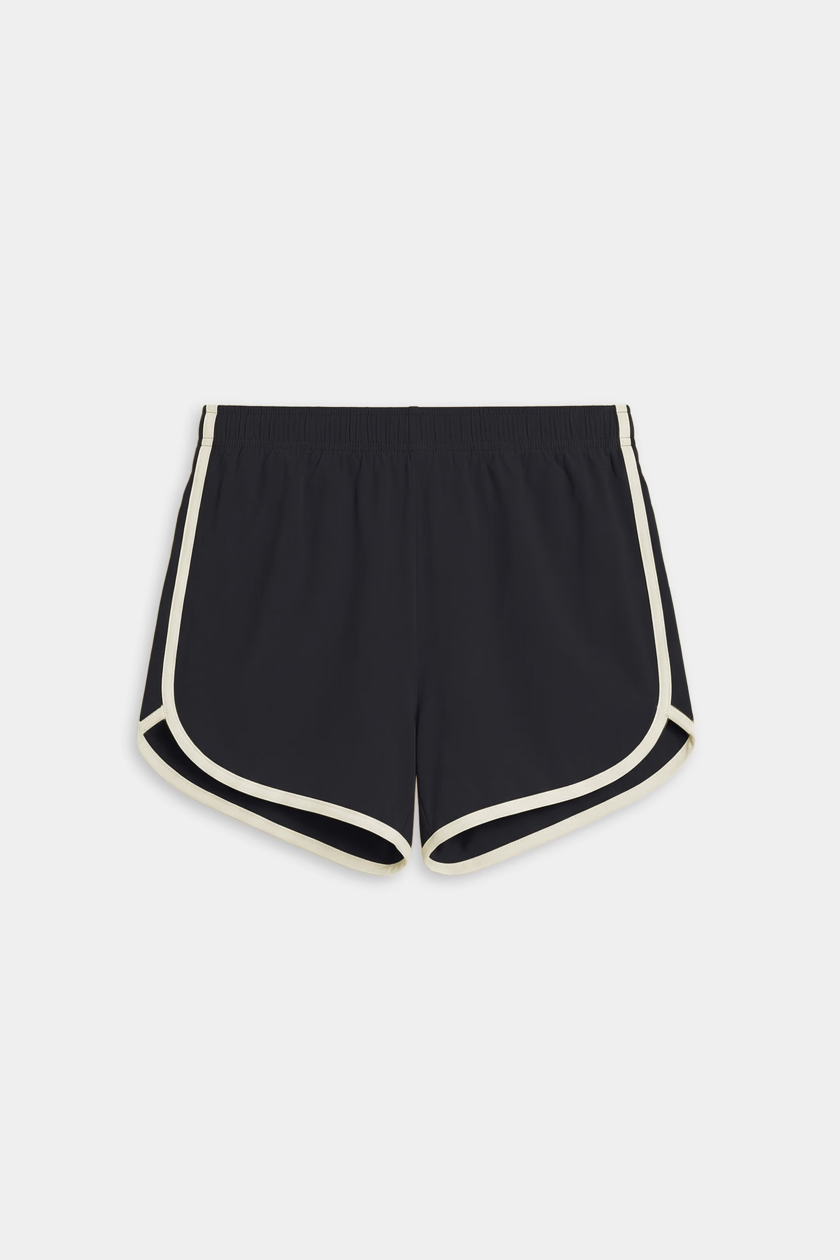 SPLITS59, Megan Woven Nylon Run Short - Black/creme - Black/creme / Xs
