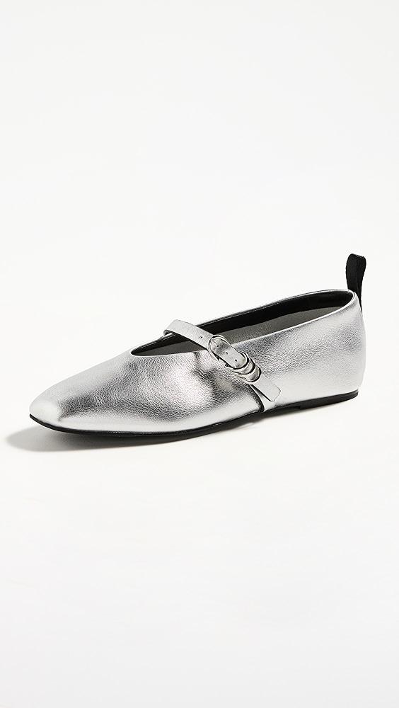Spire Mary Jane Flats - Slvr