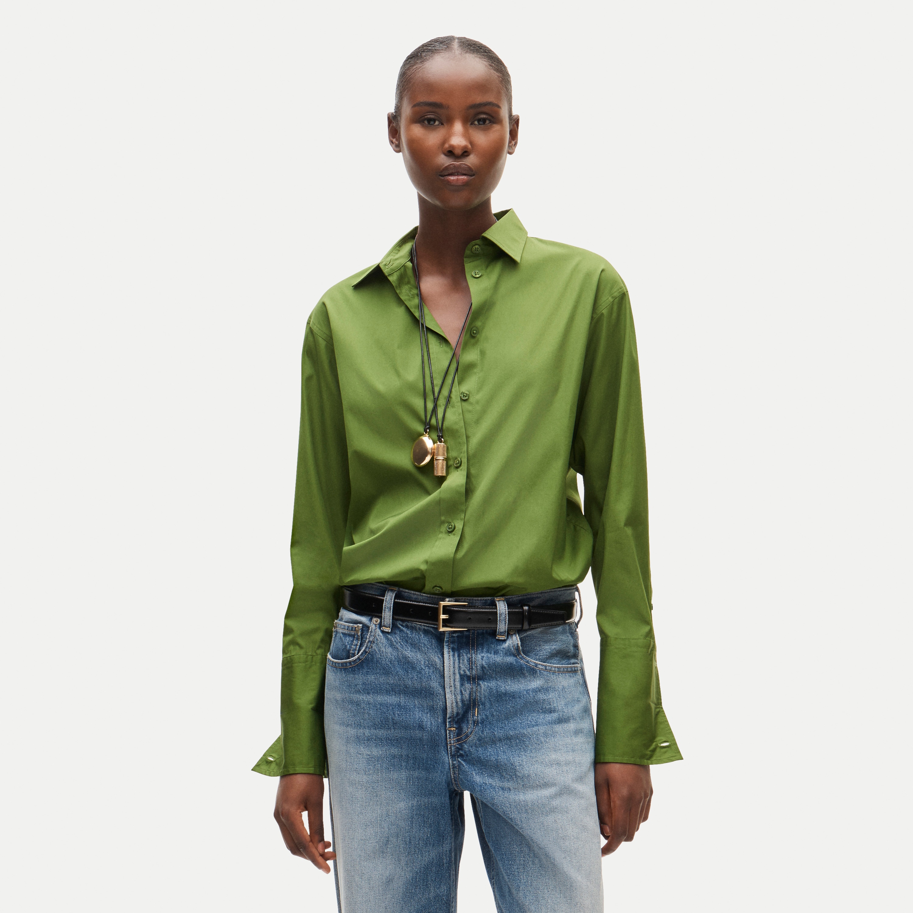J.Crew, Esme Relaxed-Fit Button-Up Shirt in Plaid Greenwich Poplin