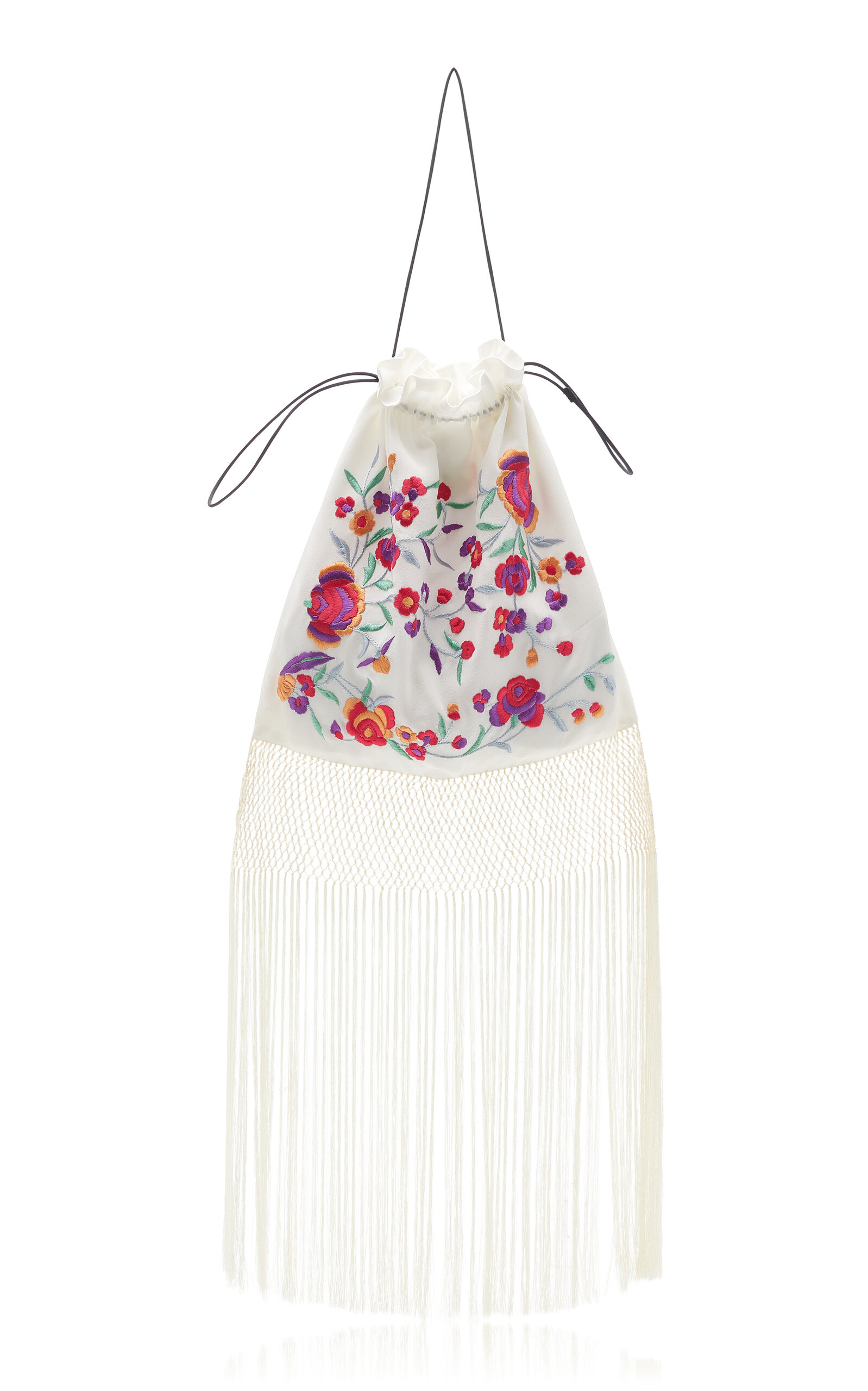 Large Reconstituted Piano Shawl Silk Bag